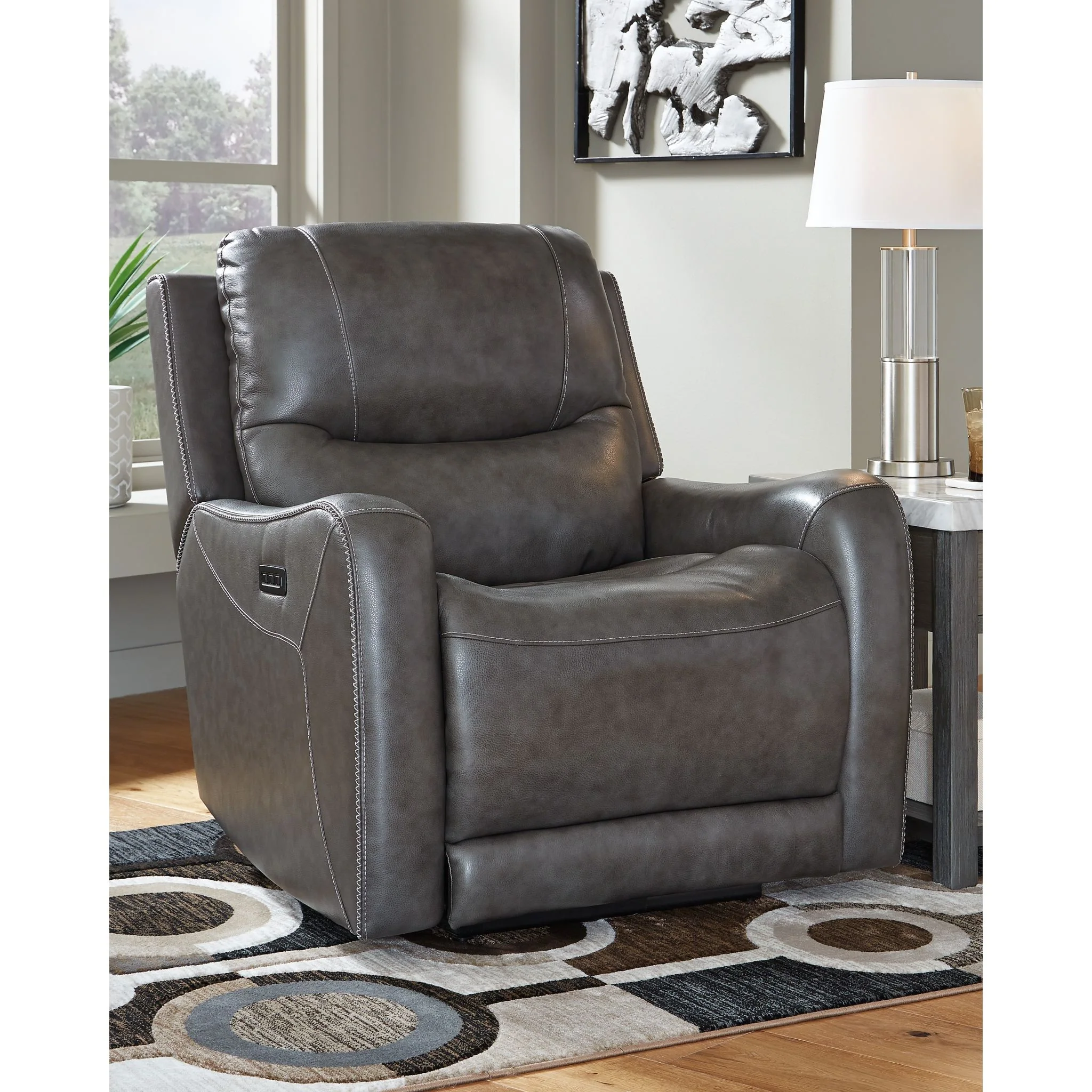 Galahad Zero Wall Wide Seat Recliner with Power - Image 2