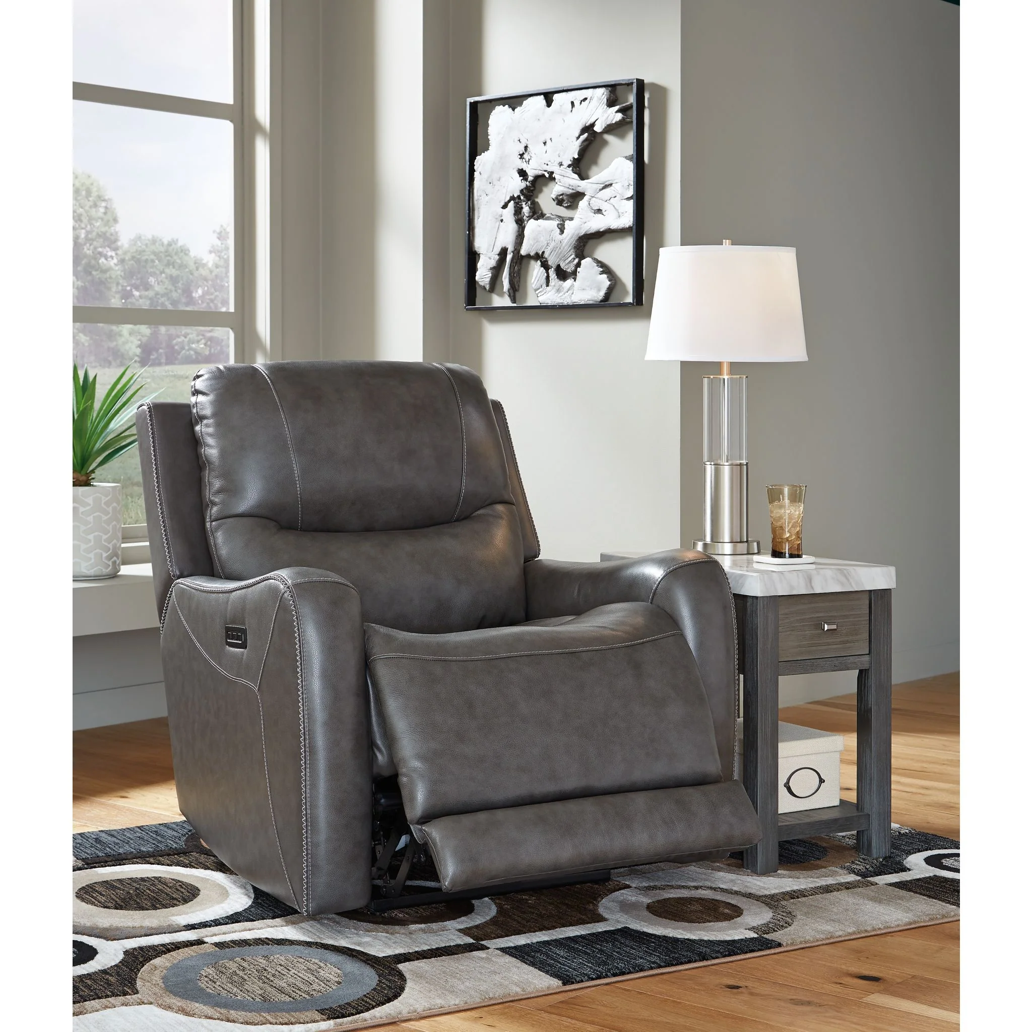 Galahad Zero Wall Wide Seat Recliner with Power - Image 8