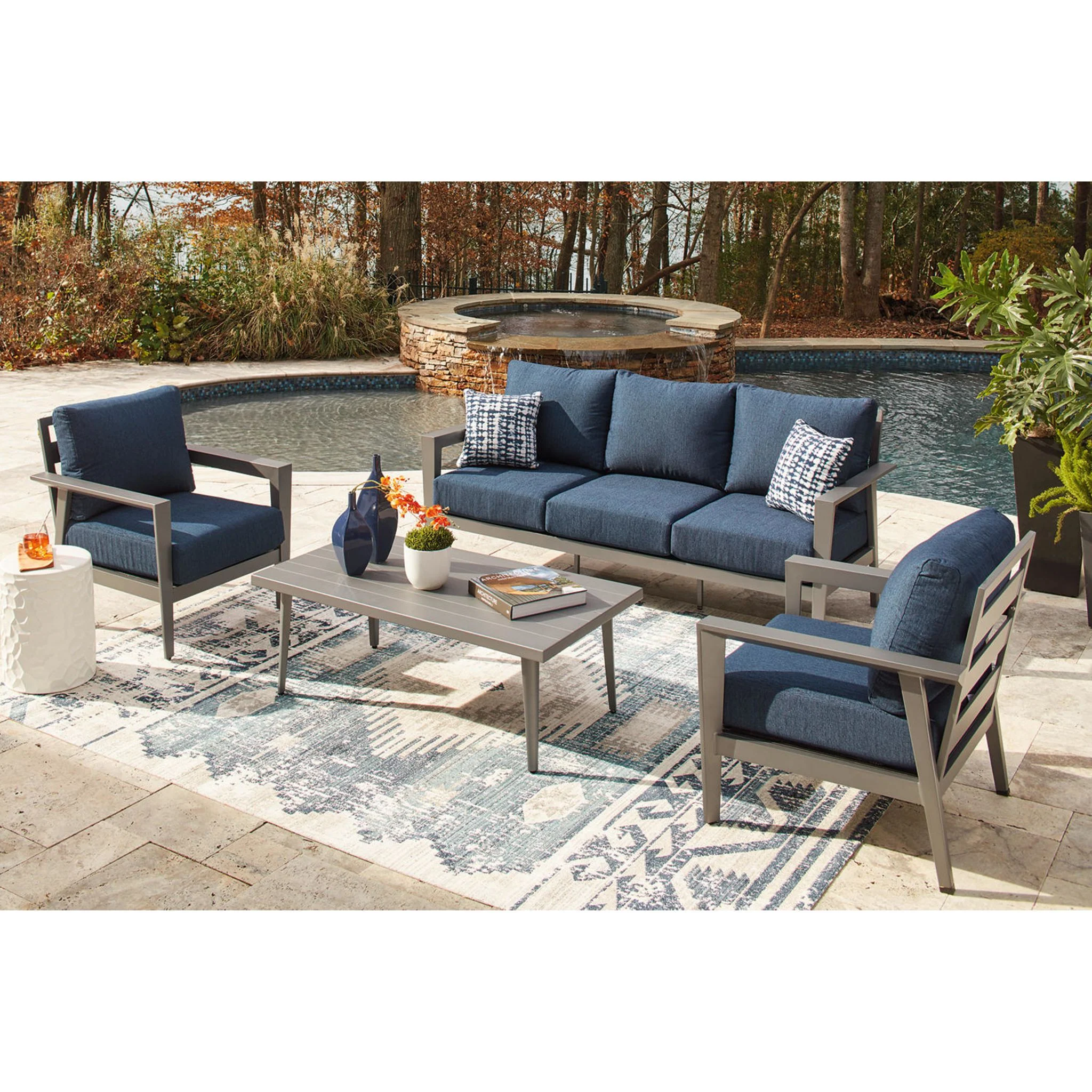 Gali 4 Piece Outdoor Seating - Image 10