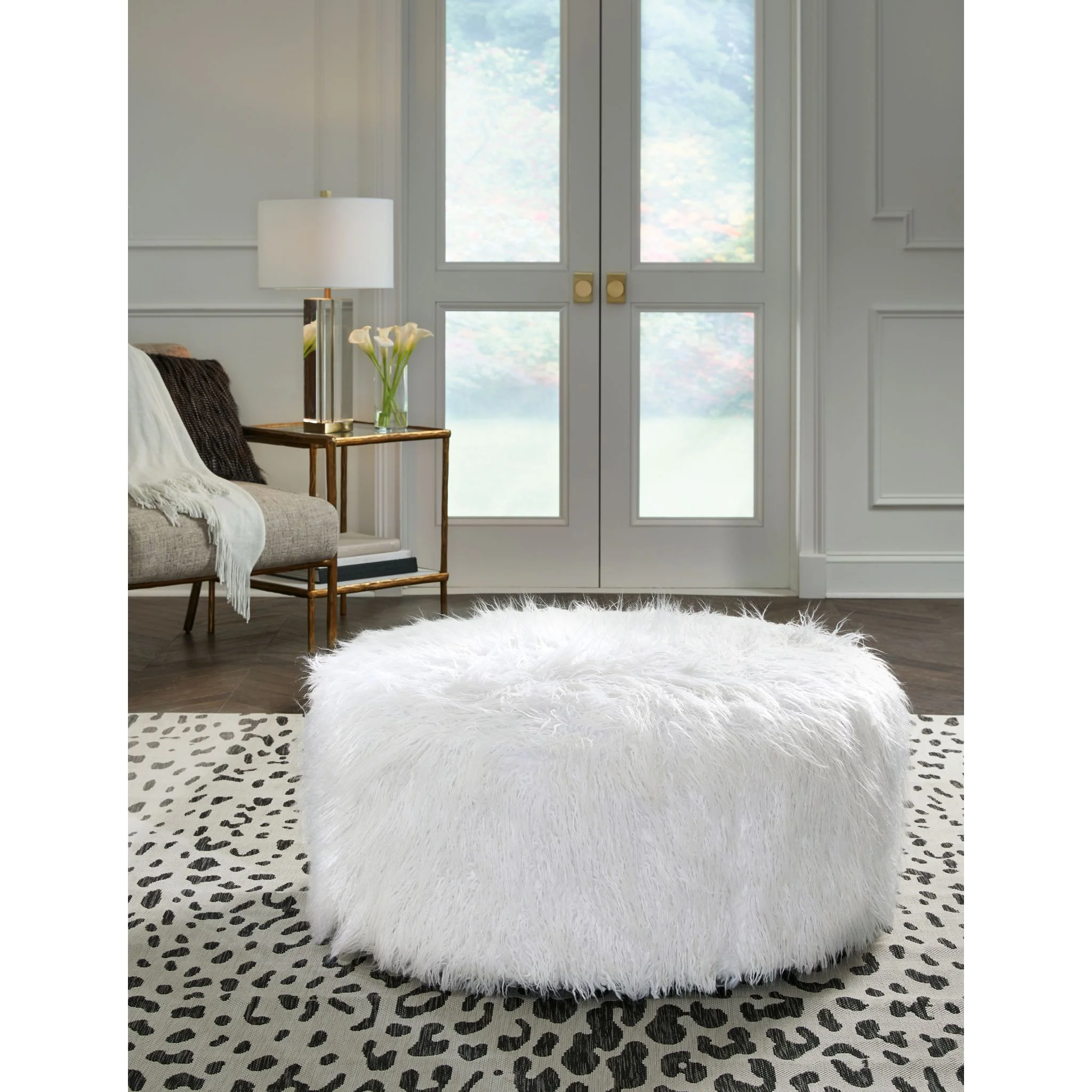 Galice Oversized Accent Ottoman - Image 7