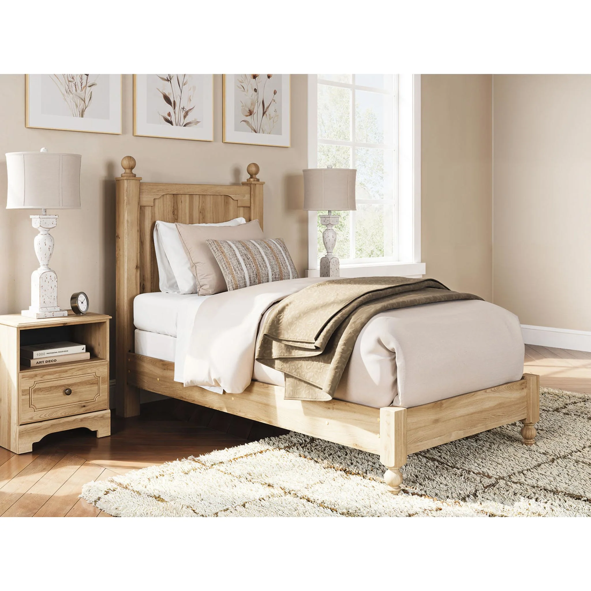 Galletyn 5 Piece Twin Panel Bedroom - Image 19