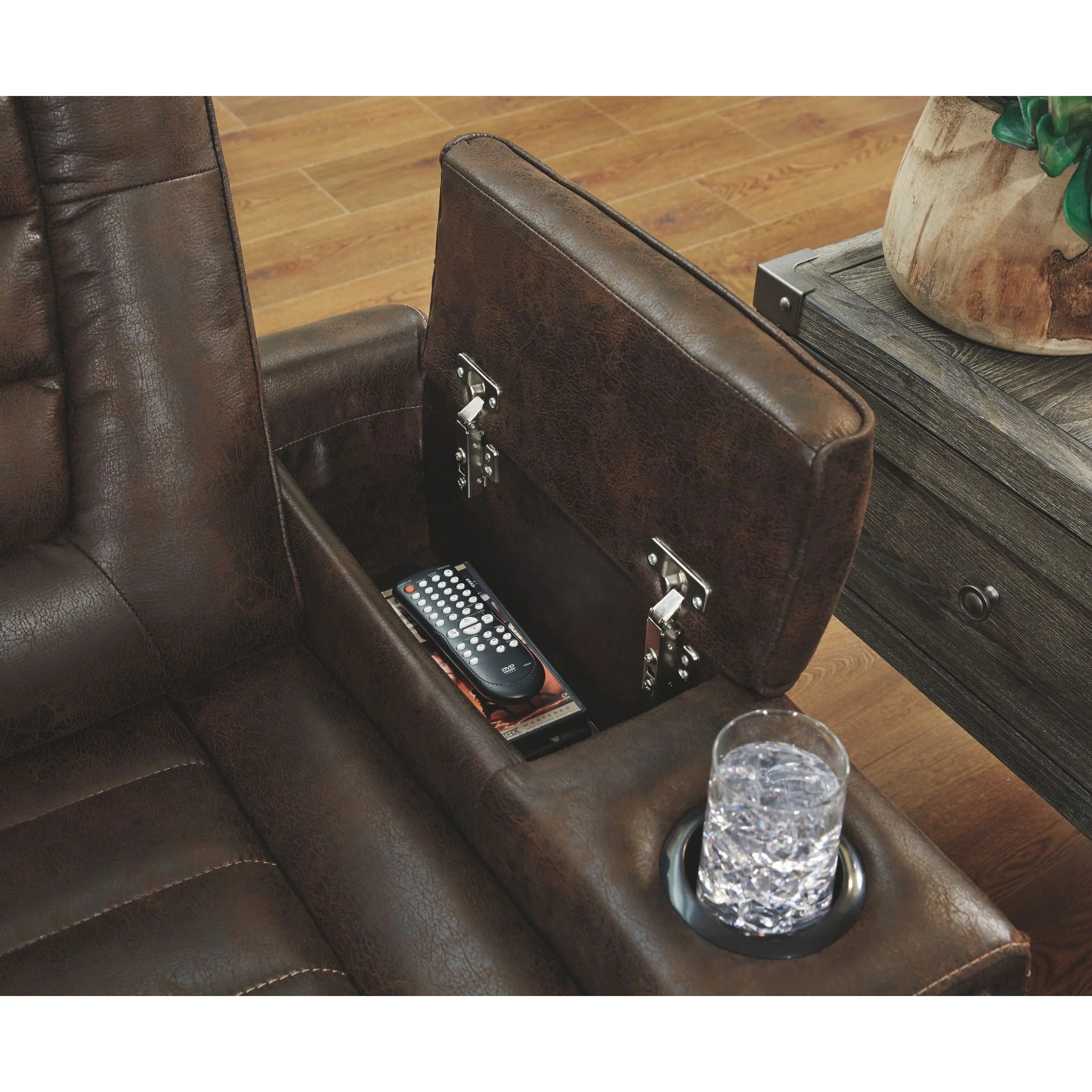 Game Zone Power Reclining Loveseat with Console and Adj Head - Image 8