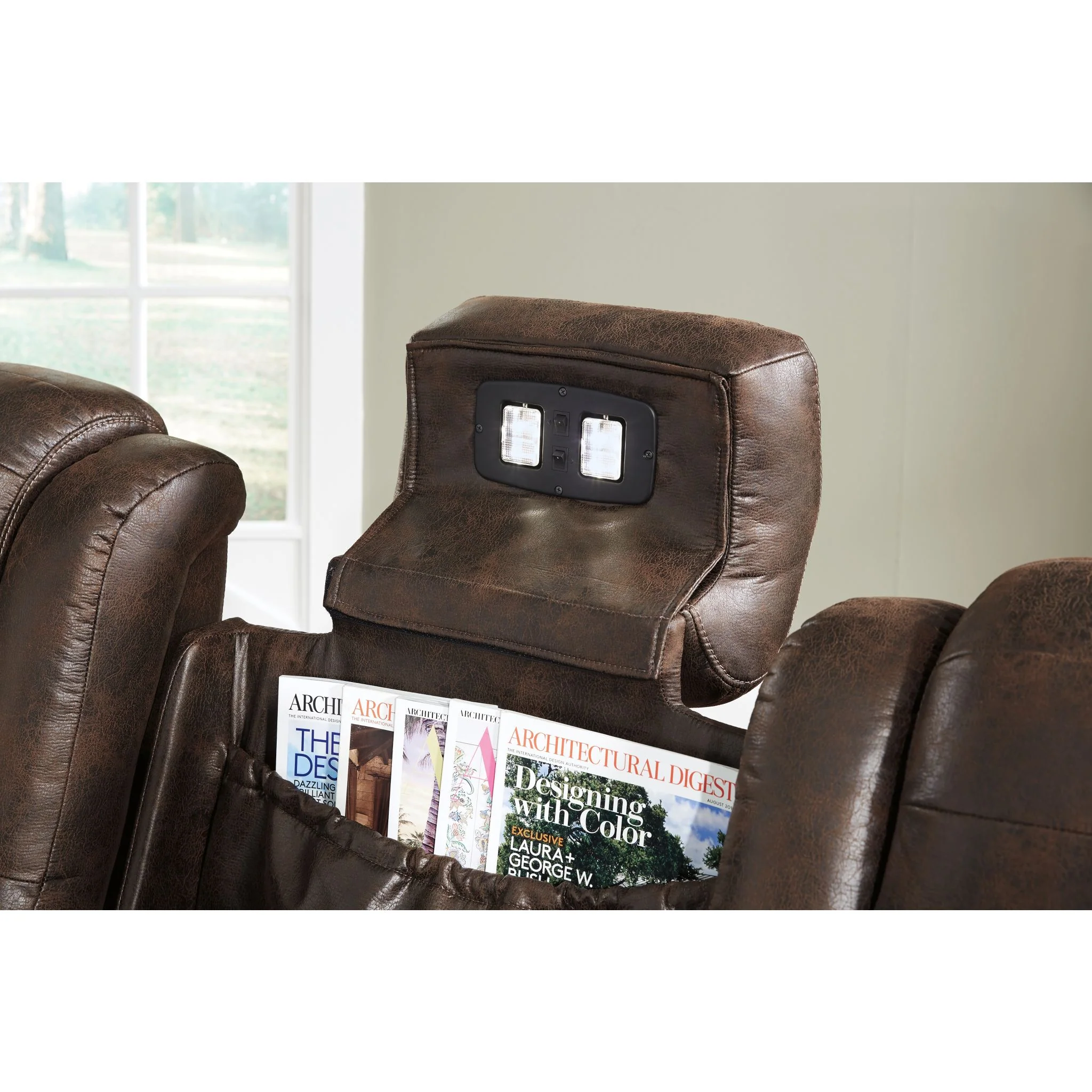 Game Zone Power Reclining Sofa with Adjustable Headrest - Image 11