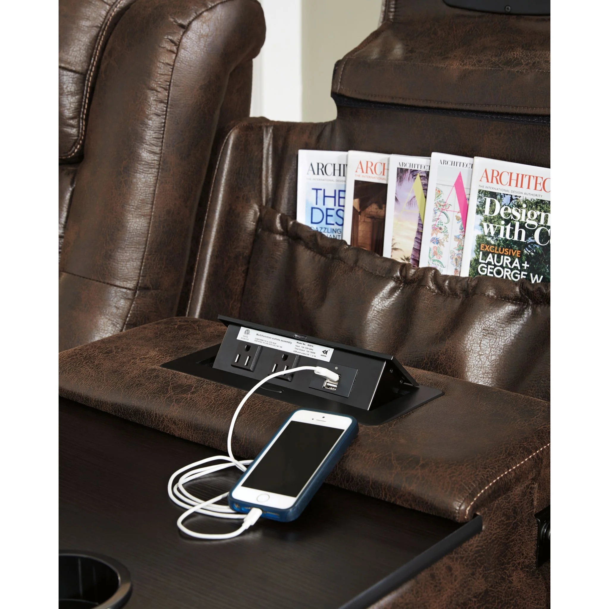Game Zone Power Reclining Sofa with Adjustable Headrest - Image 12
