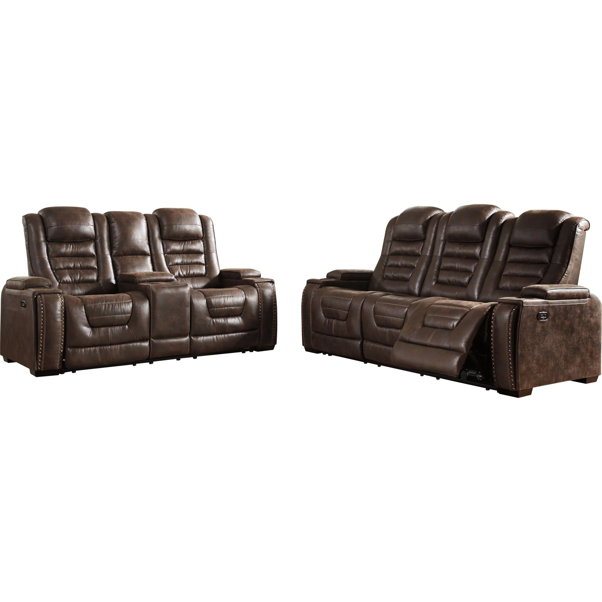 Game Zone Power Reclining Sofa with Adjustable Headrest - Image 6
