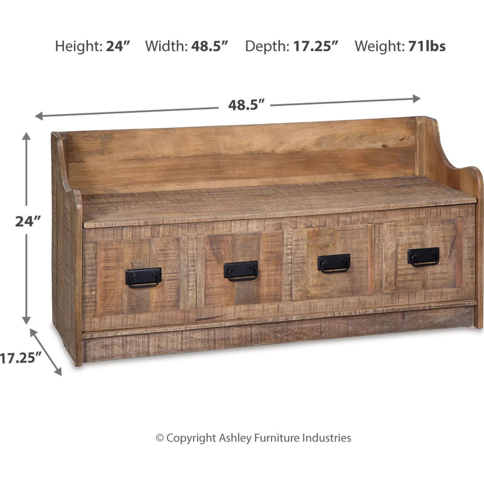 Garrettville Storage Bench - Image 12