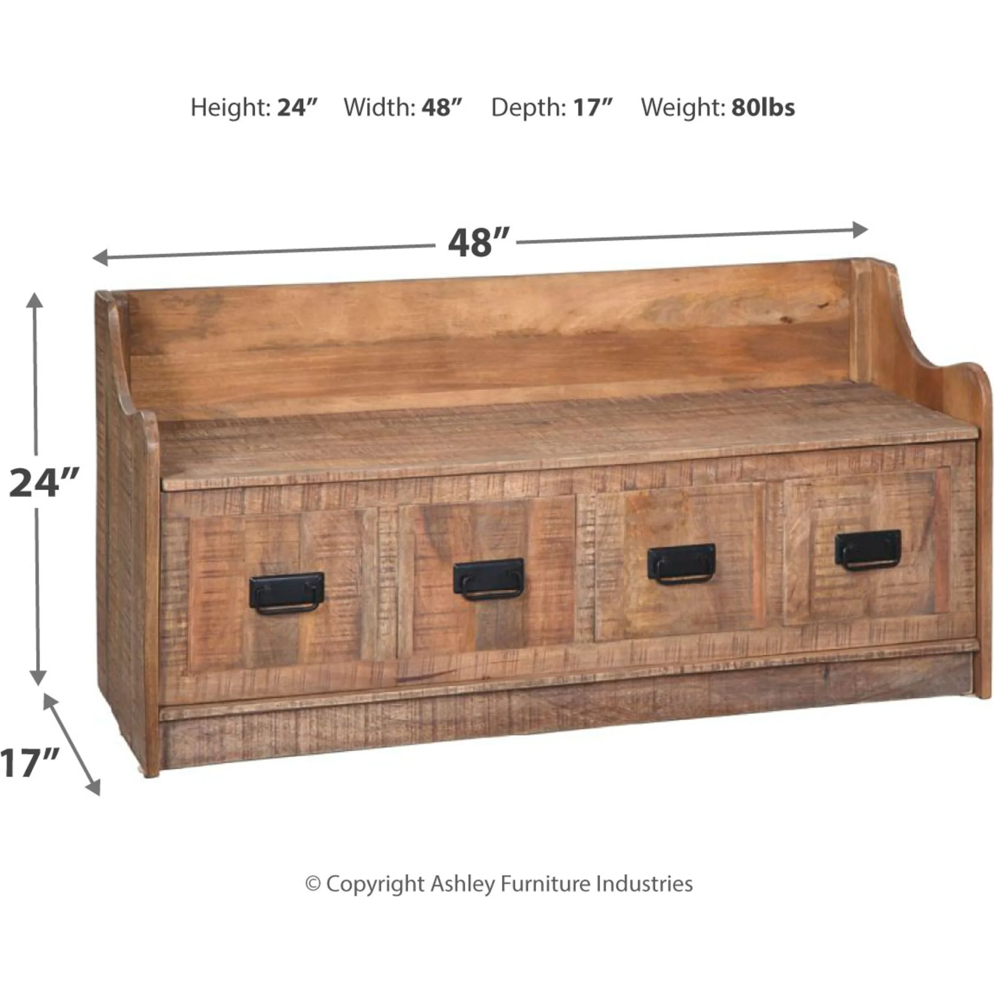 Garrettville Storage Bench - Image 8
