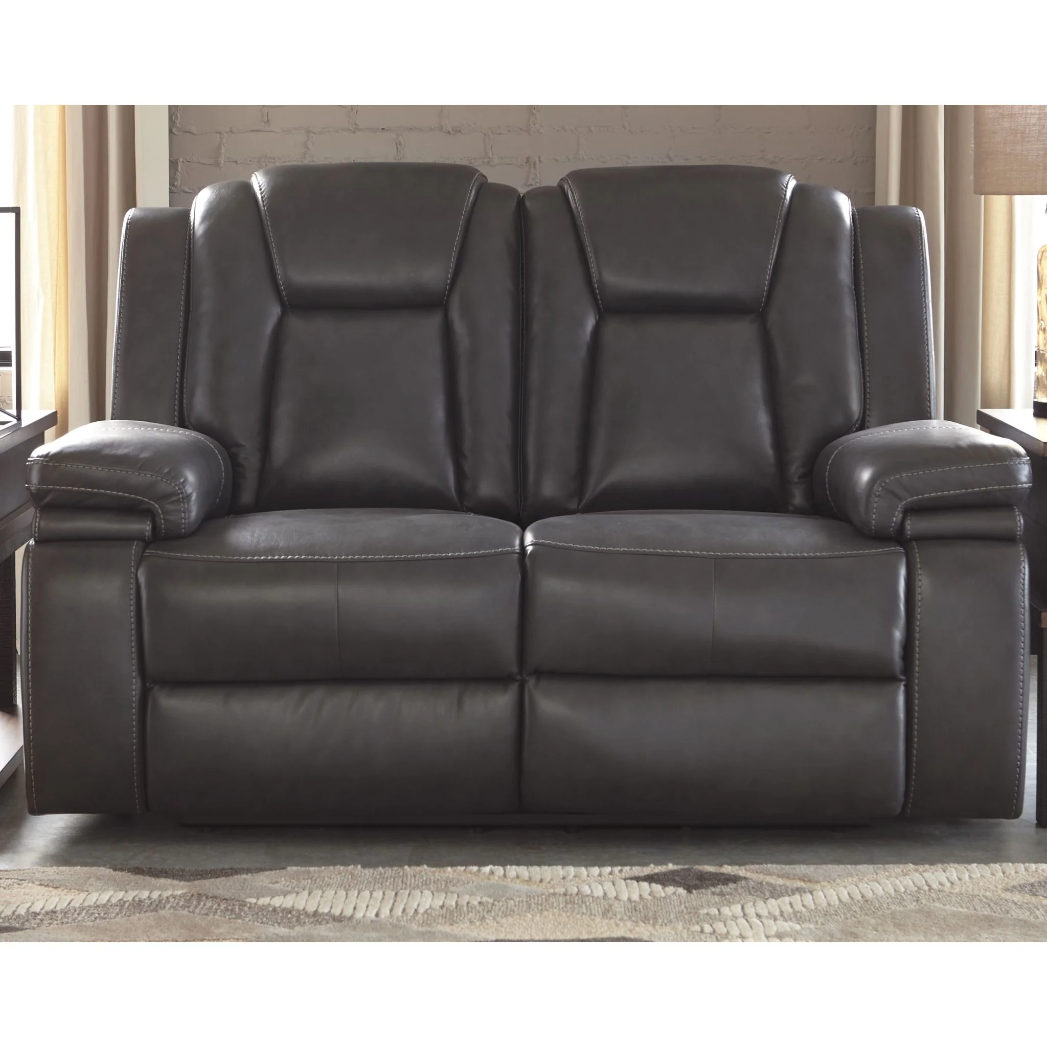 Garristown-Exclusive Power Reclining Loveseat with Adjustable Headrest - Image 3