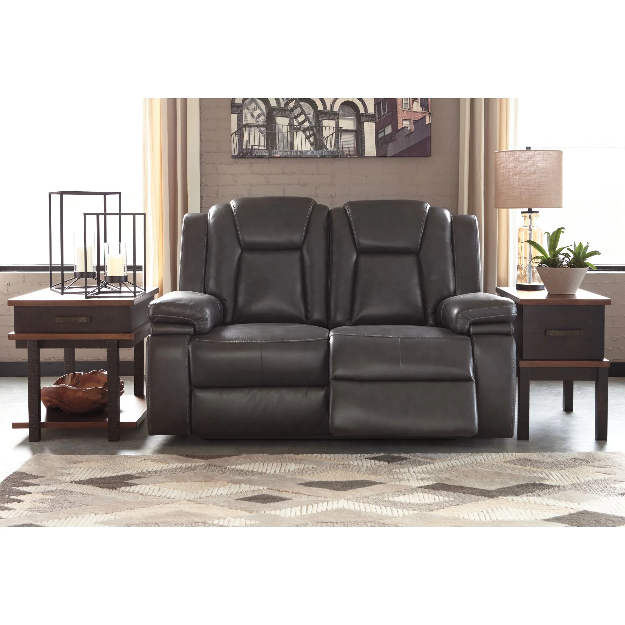 Garristown-Exclusive Power Reclining Loveseat with Adjustable Headrest - Image 7