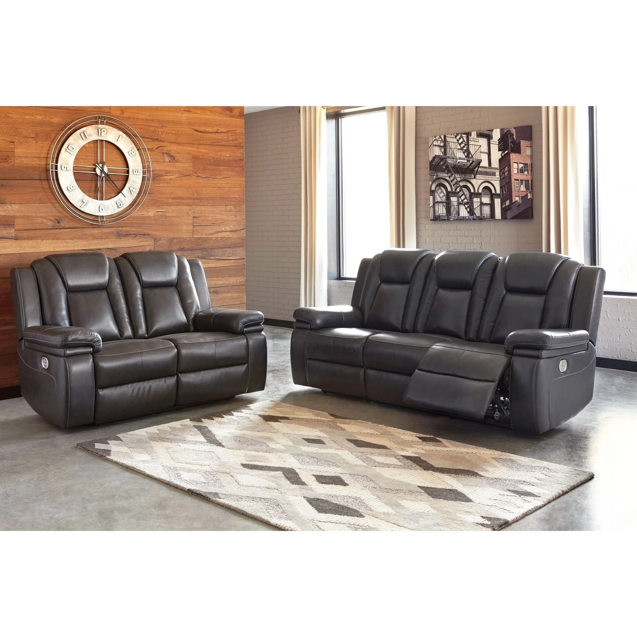 Garristown-Exclusive Power Reclining Loveseat with Adjustable Headrest - Image 9