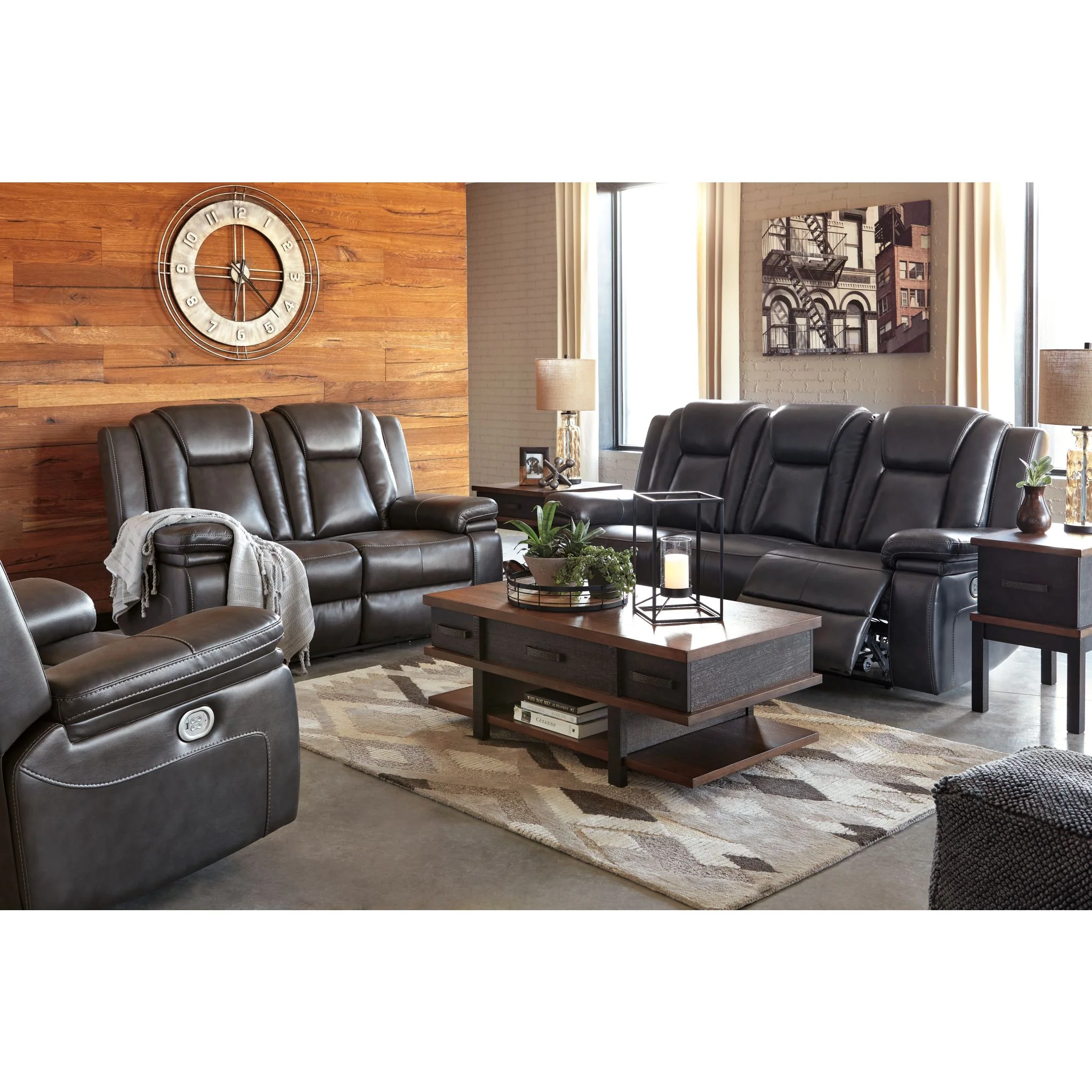 Garristown-Exclusive Power Reclining Sofa with Adjustable Headrest - Image 12