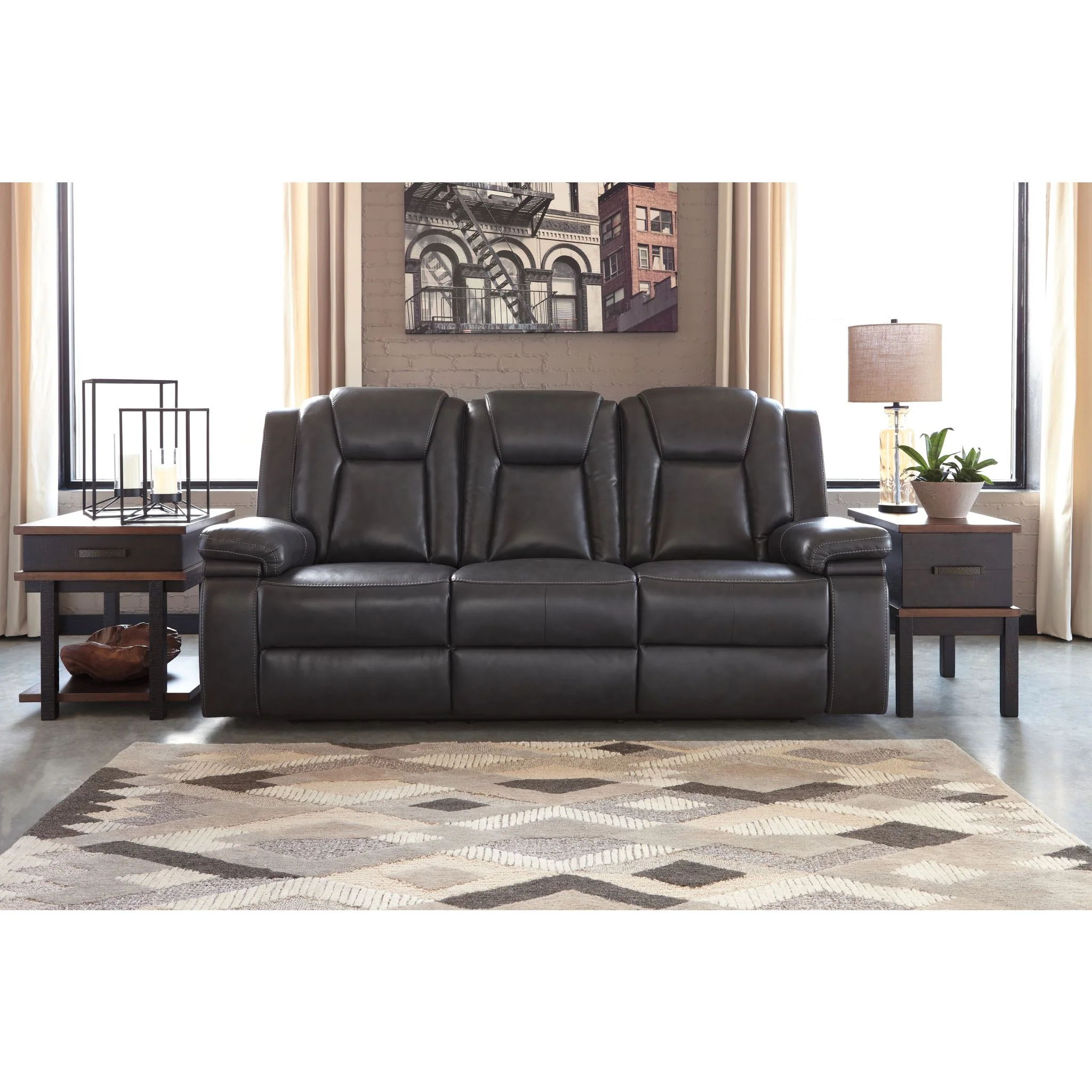 Garristown-Exclusive Power Reclining Sofa with Adjustable Headrest - Image 7