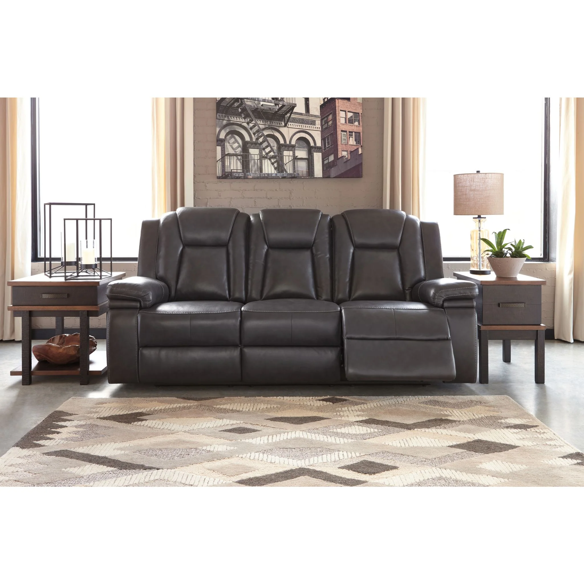 Garristown-Exclusive Power Reclining Sofa with Adjustable Headrest - Image 8