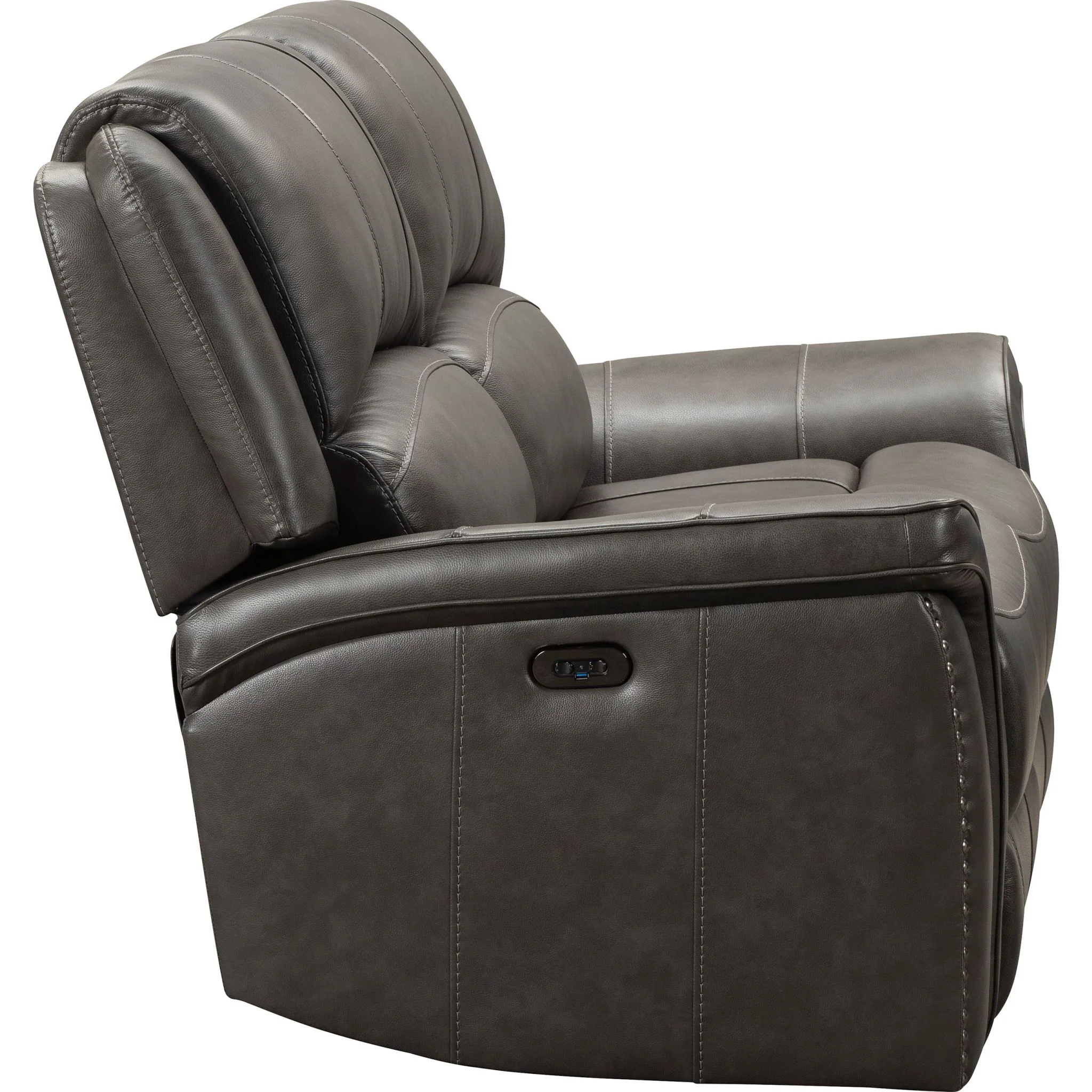 Gaspar Power Reclining Loveseat with Adjustable Headrest - Image 5