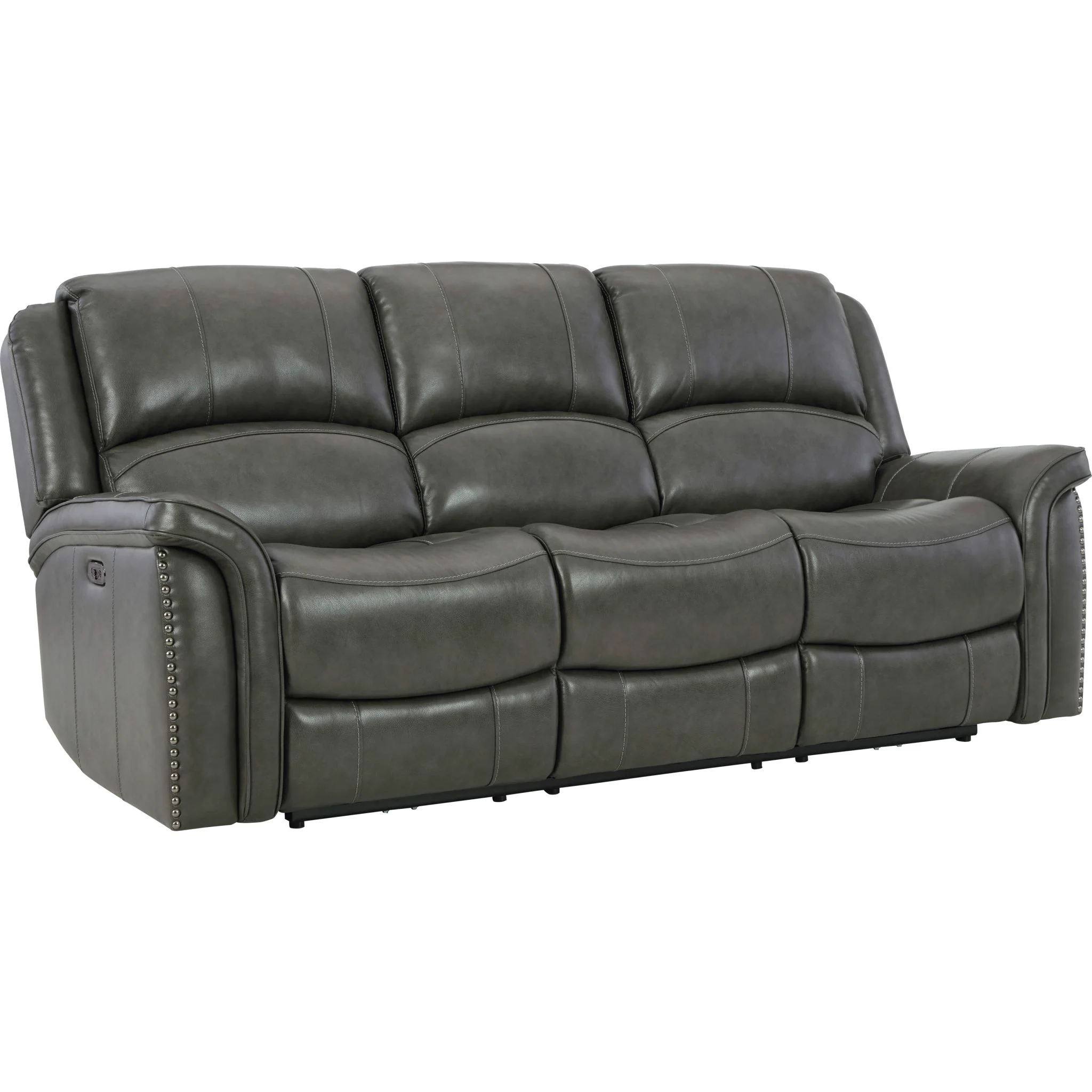 Gaspar Power Reclining Sofa with Adjustable Headrest - Image 4
