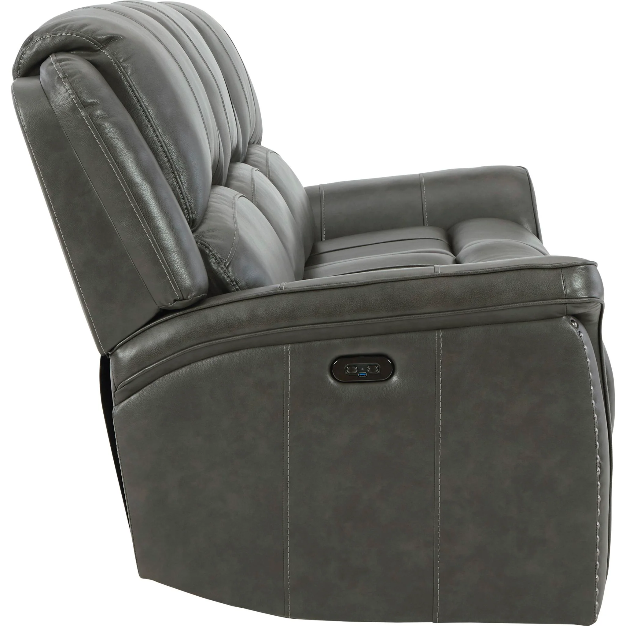 Gaspar Power Reclining Sofa with Adjustable Headrest - Image 7