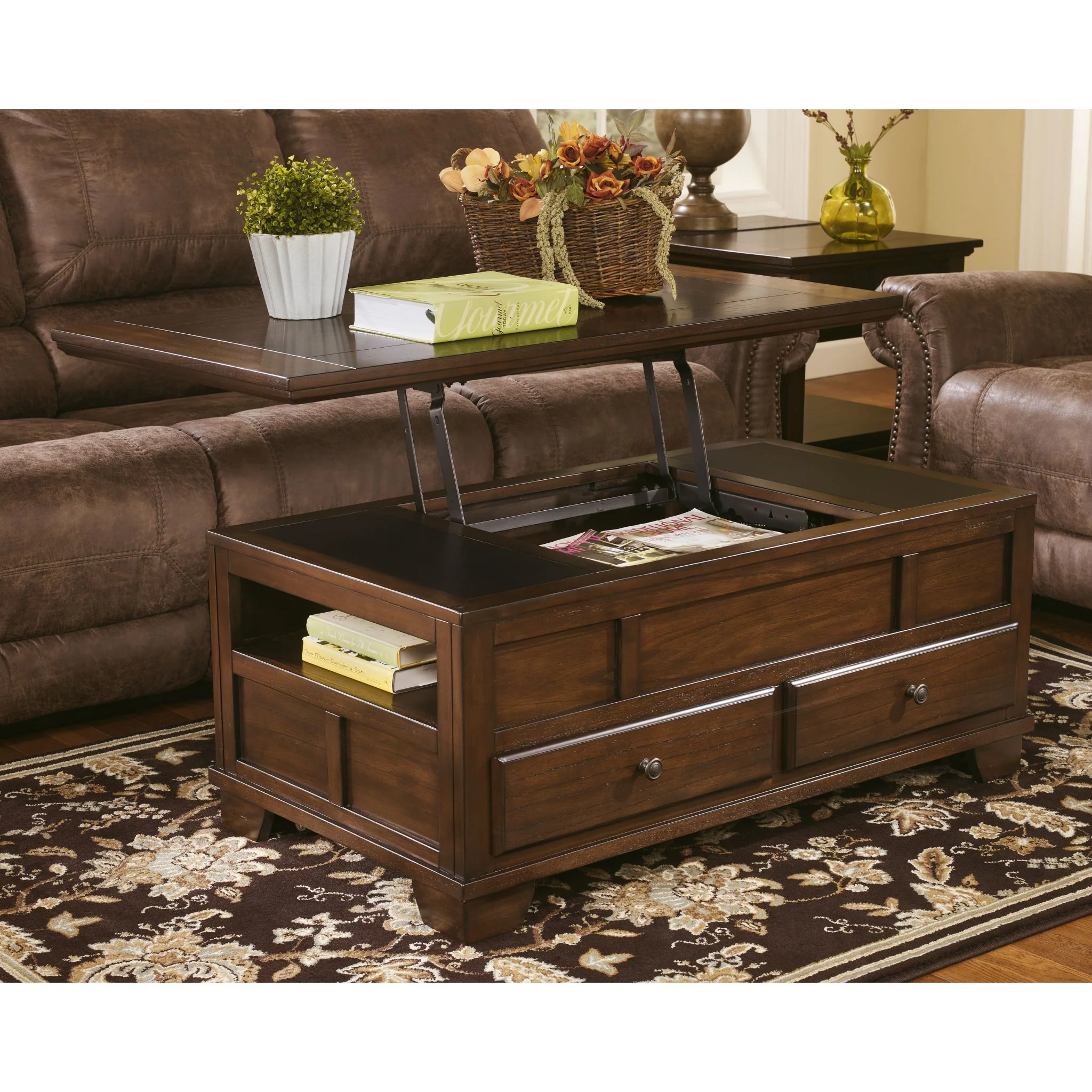 Gately Cocktail Table with Lift Top - Image 4