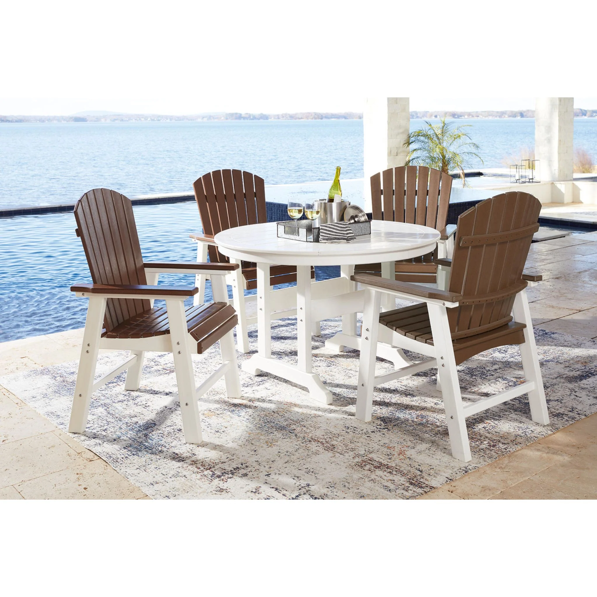 Genesis Bay 5 Piece Outdoor Dining Set - Image 6