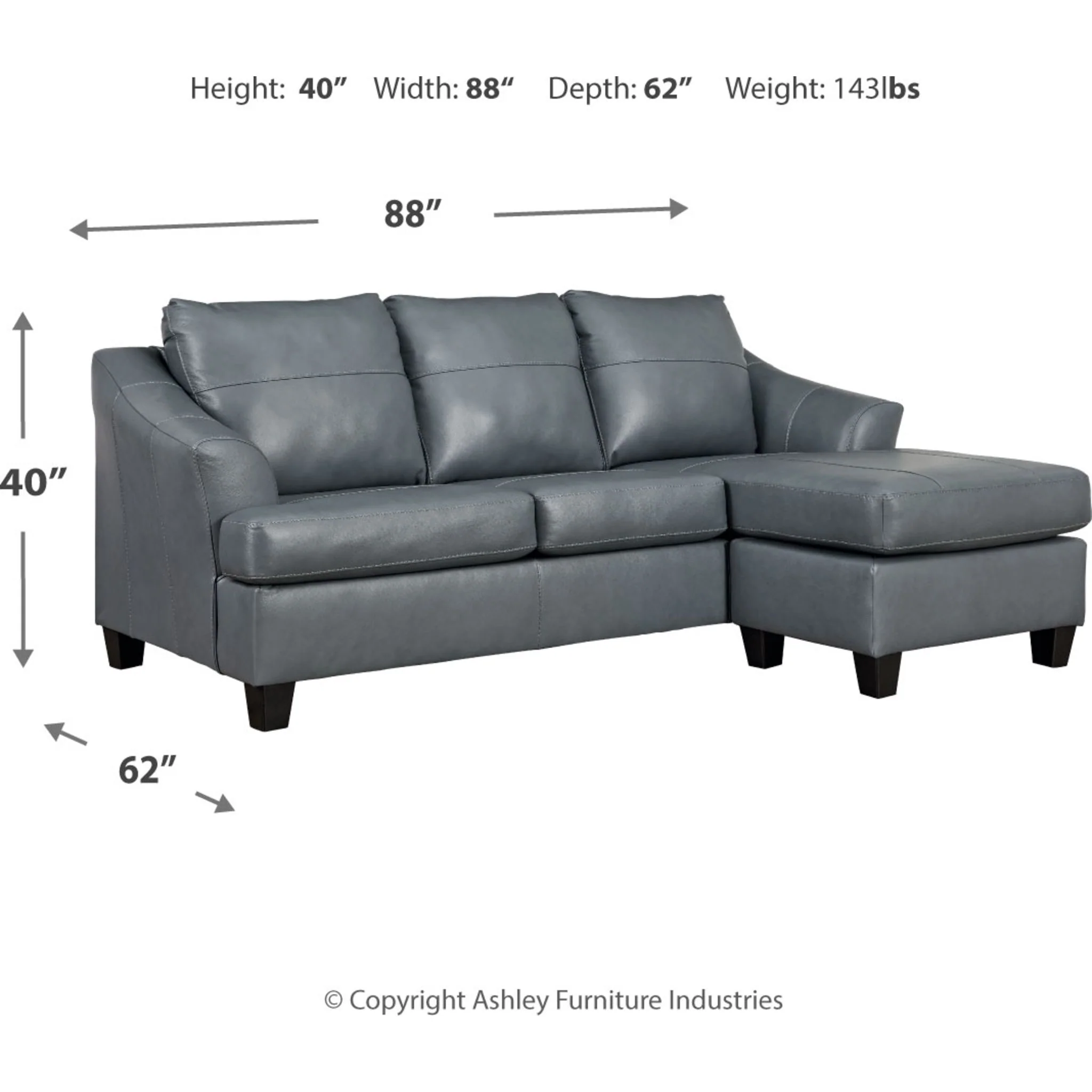 Genoa Sofa Chaise - Image 7