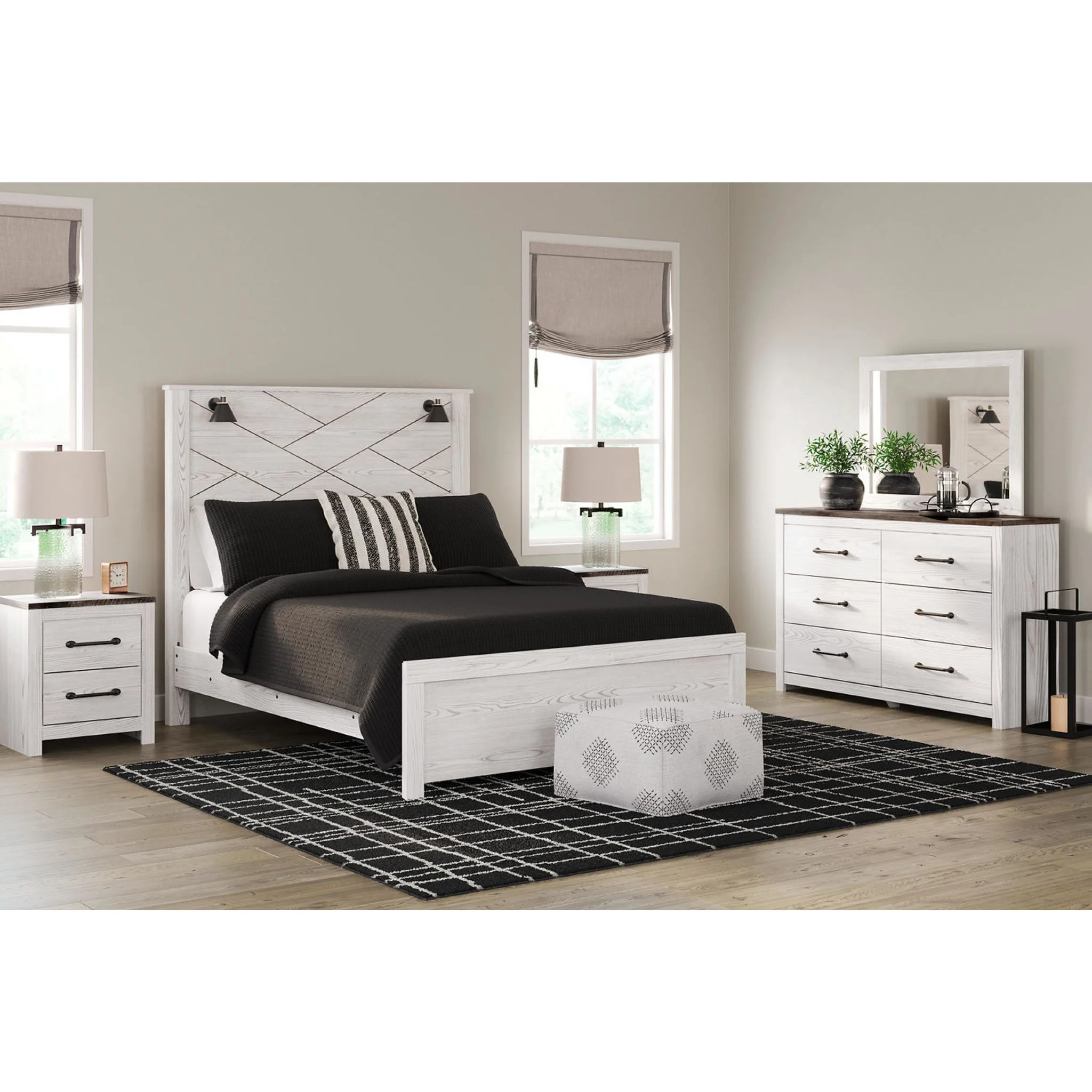 Gerridan 5 Piece Panel Bedroom - Image 3