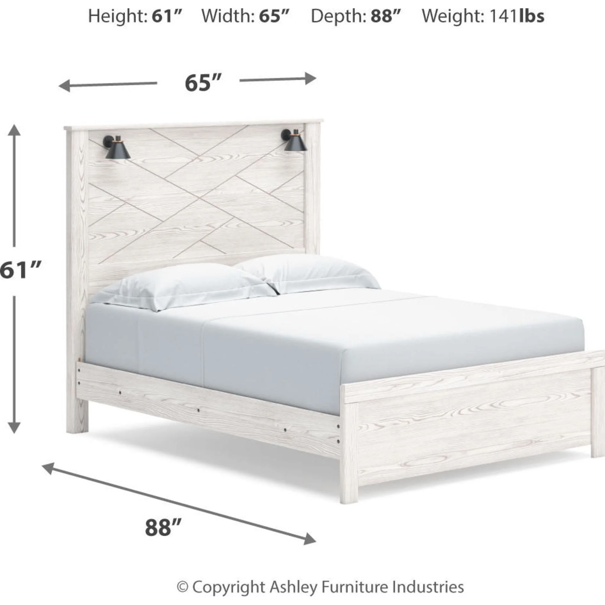 Gerridan 5 Piece Panel Bedroom - Image 9