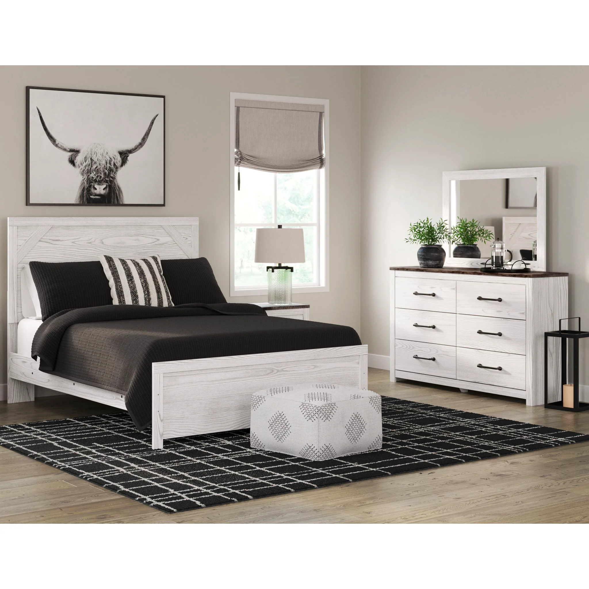 Gerridan 5 Piece Panel Bedroom - Image 2