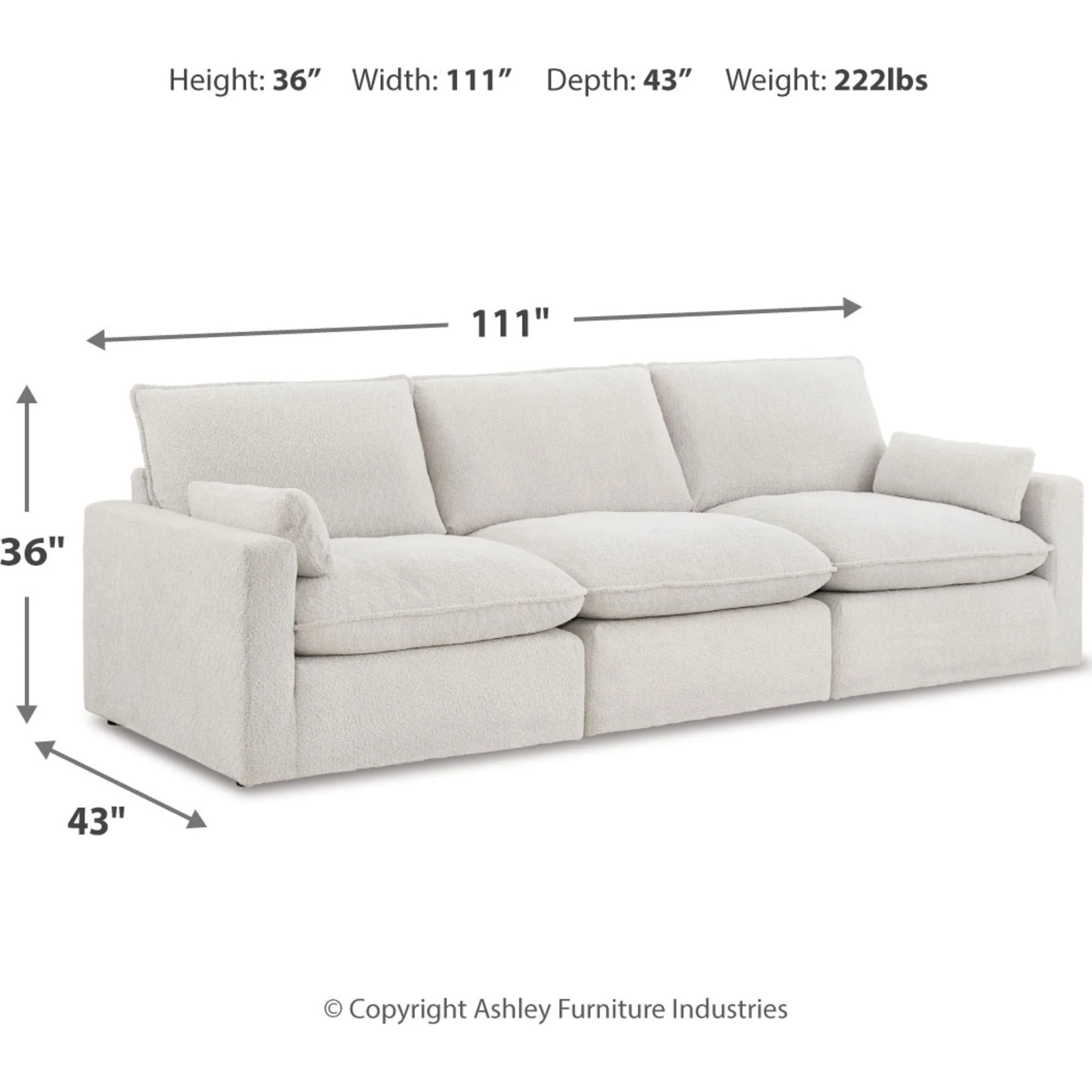 Gimma-Exclusive 3 Piece Sectional - Image 4