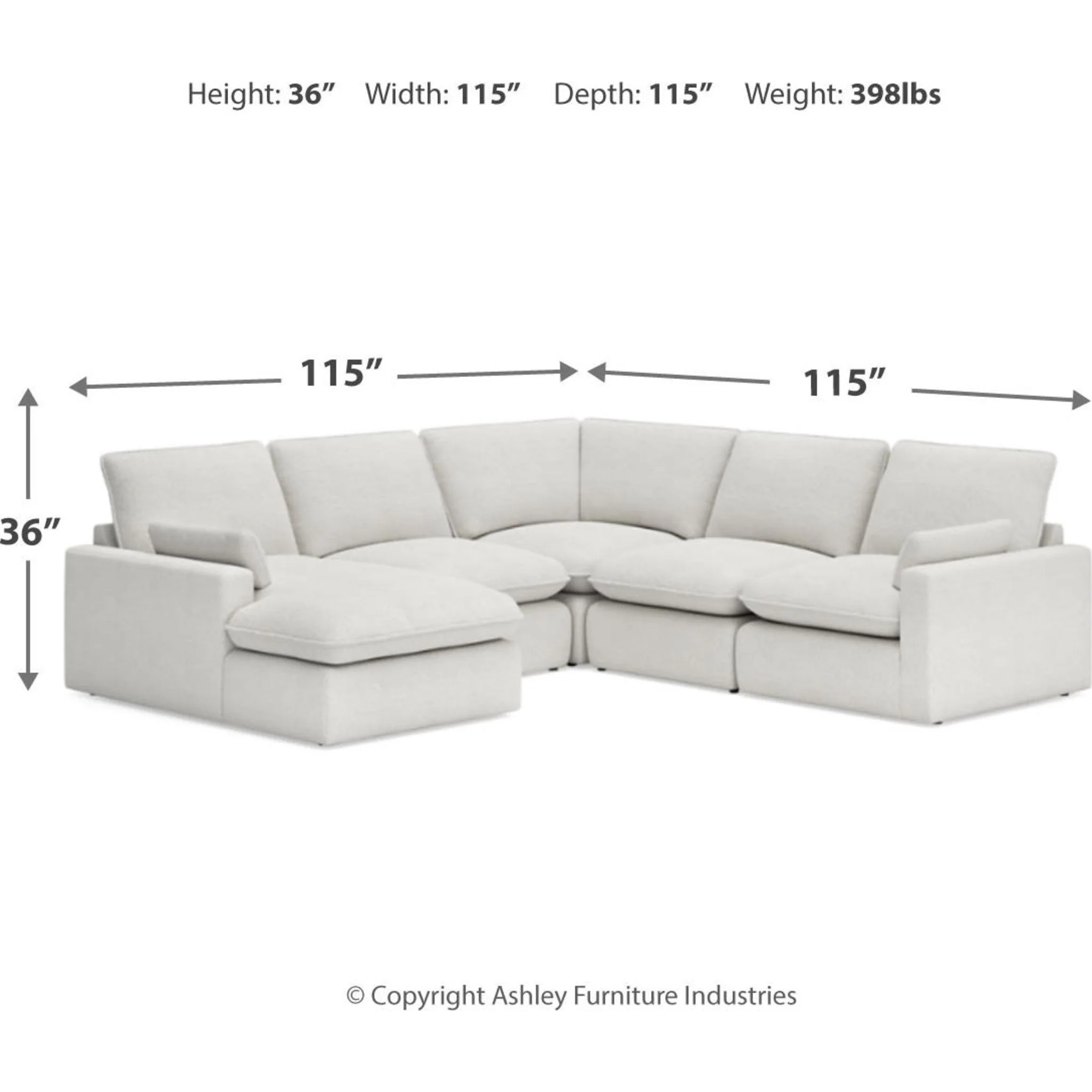 Gimma--Exclusive 4 Piece Sectional - Image 2