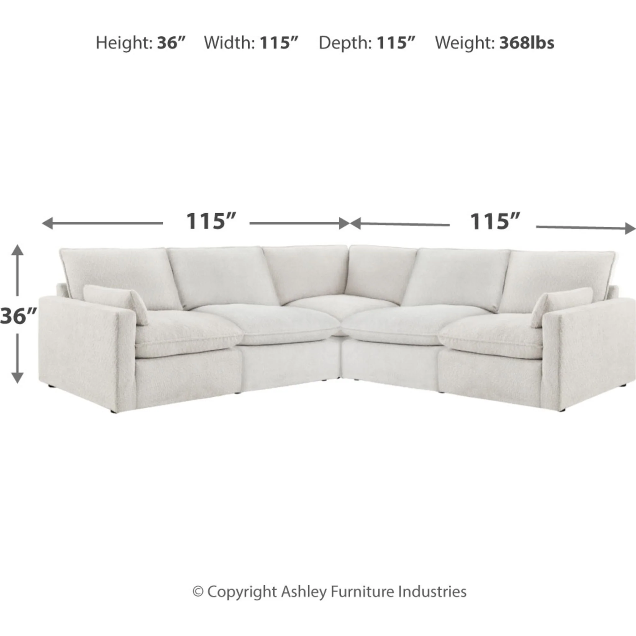 Gimma-Exclusive 4 Piece Sectional - Image 6