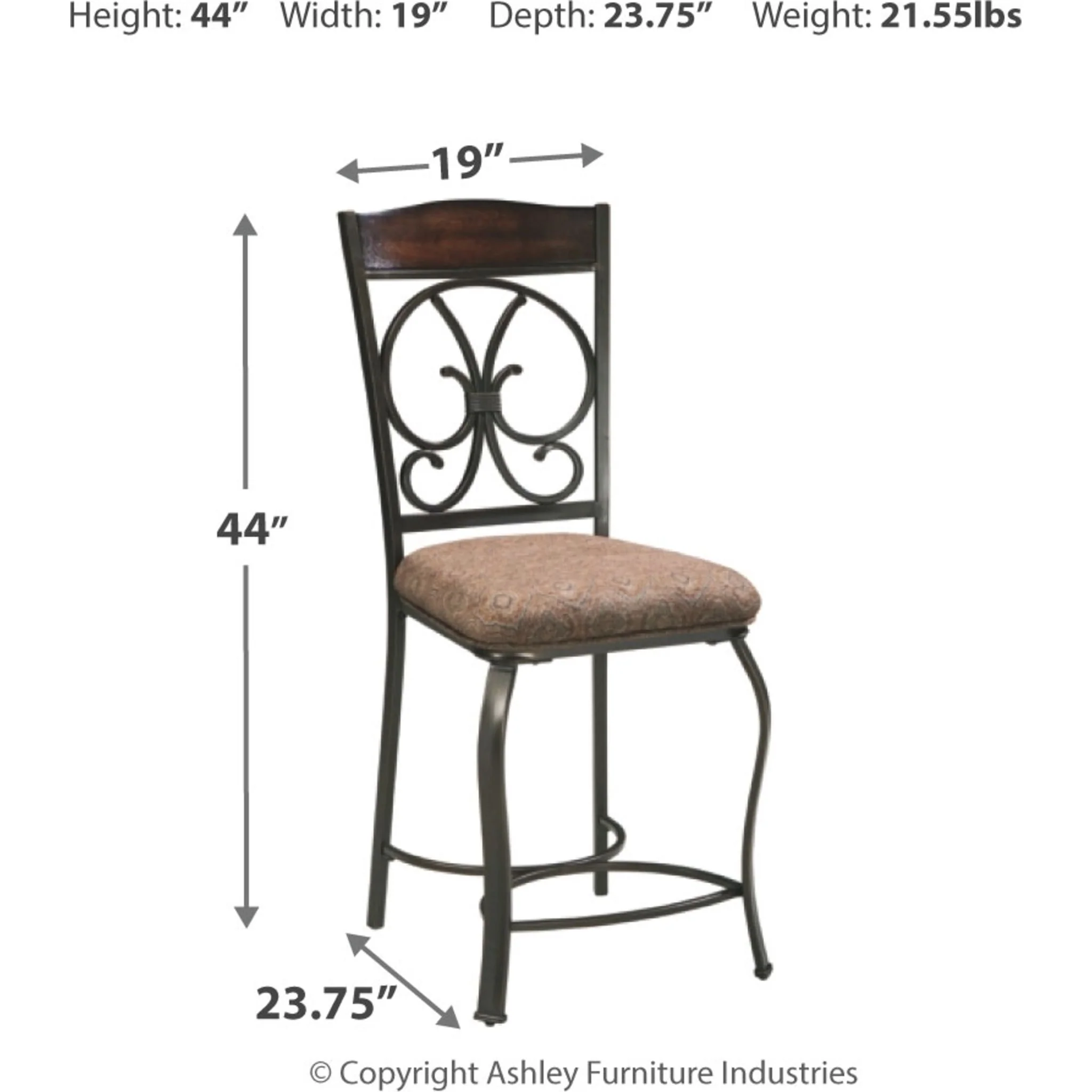 Glambrey Barstool - Image 4
