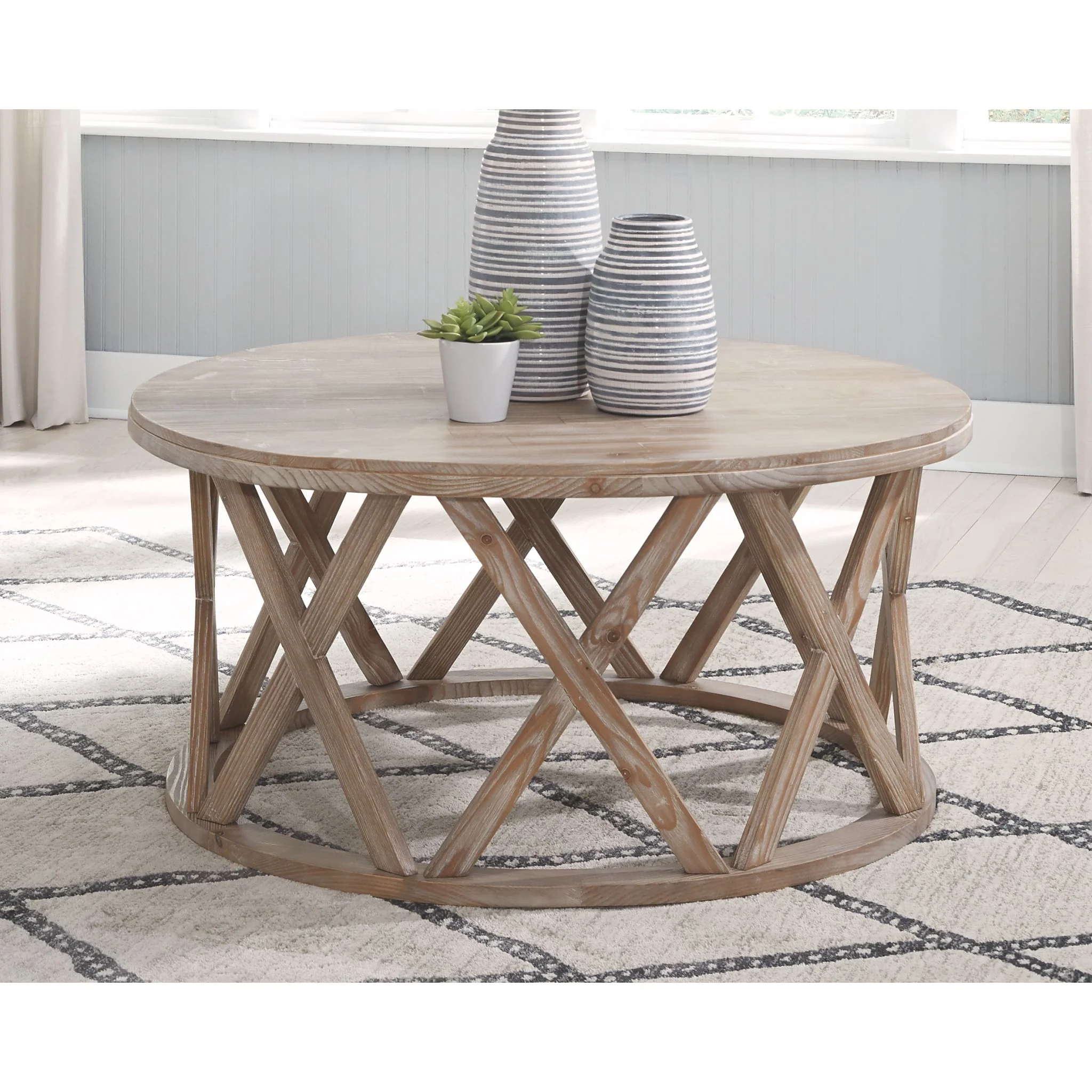 Glasslore Round Cocktail Table - Image 2
