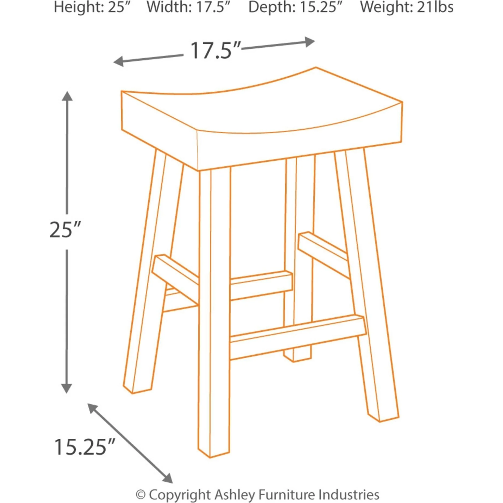 Glosco Counter Height Stool - Image 13