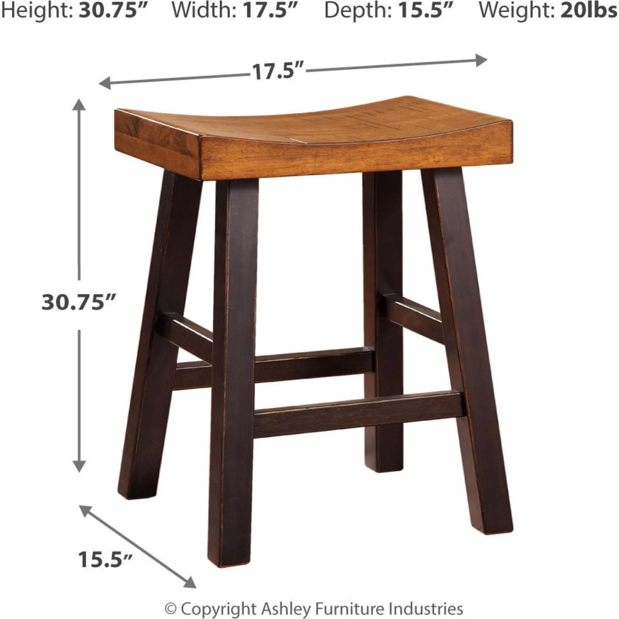 Glosco Bar Height Stool - Image 16