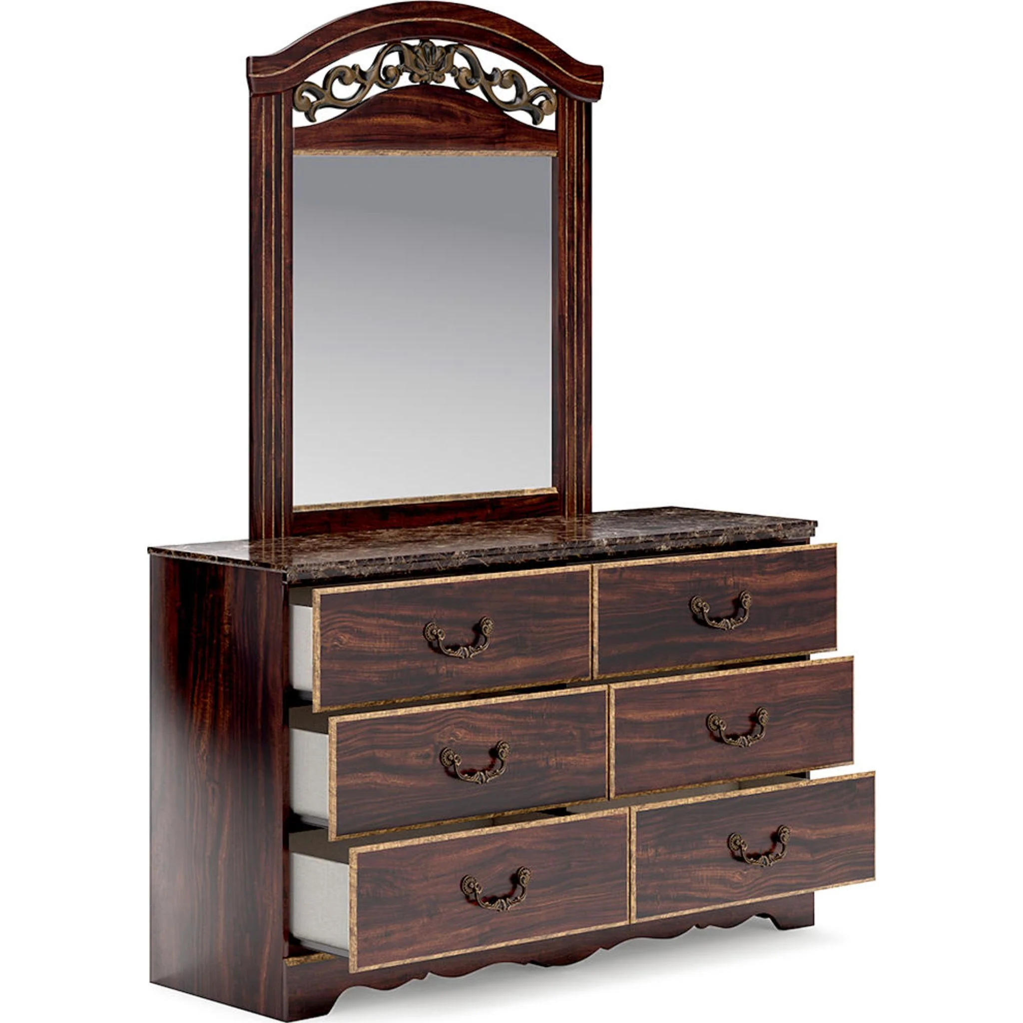 Glosmount Dresser and Mirror - Image 13