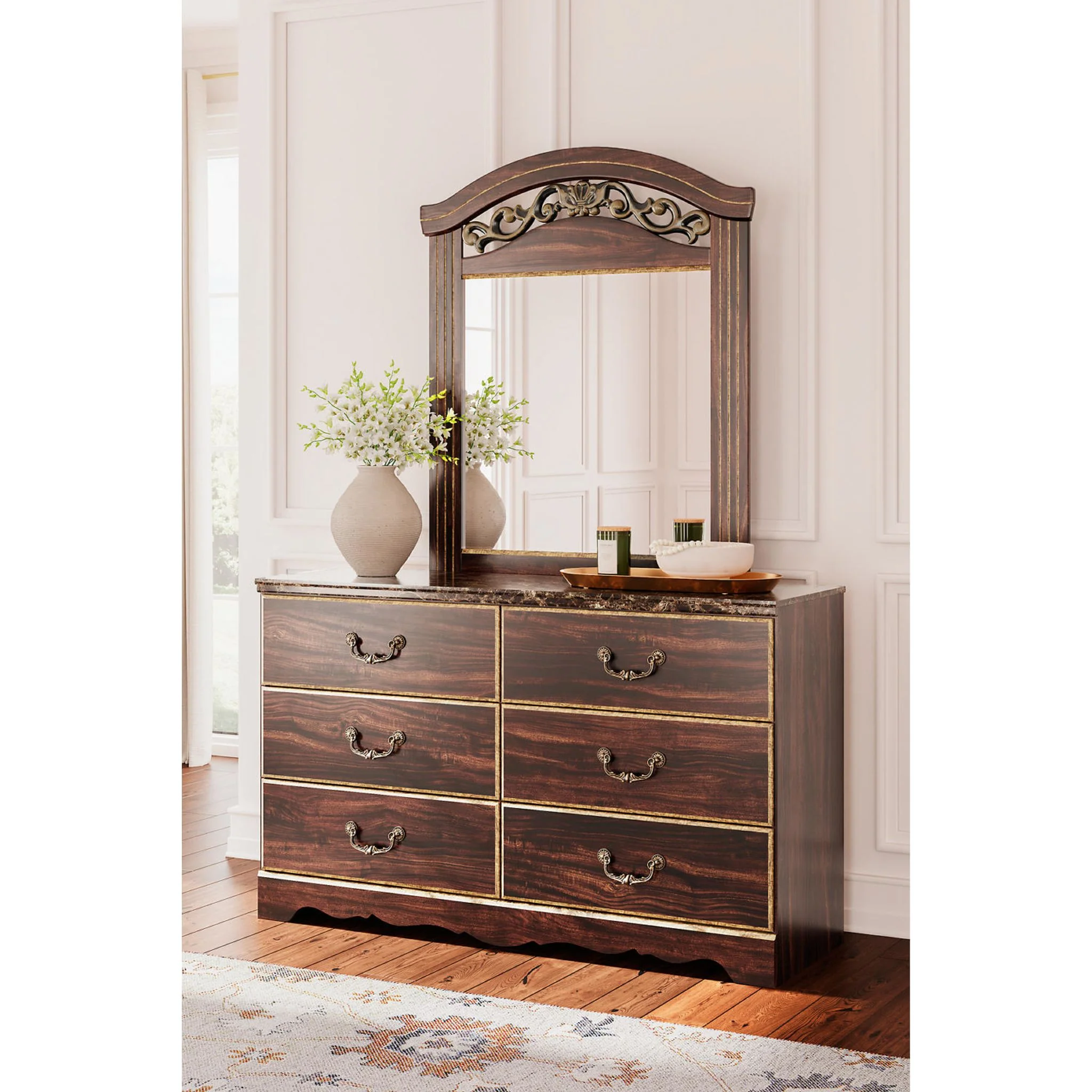 Glosmount Dresser and Mirror - Image 19