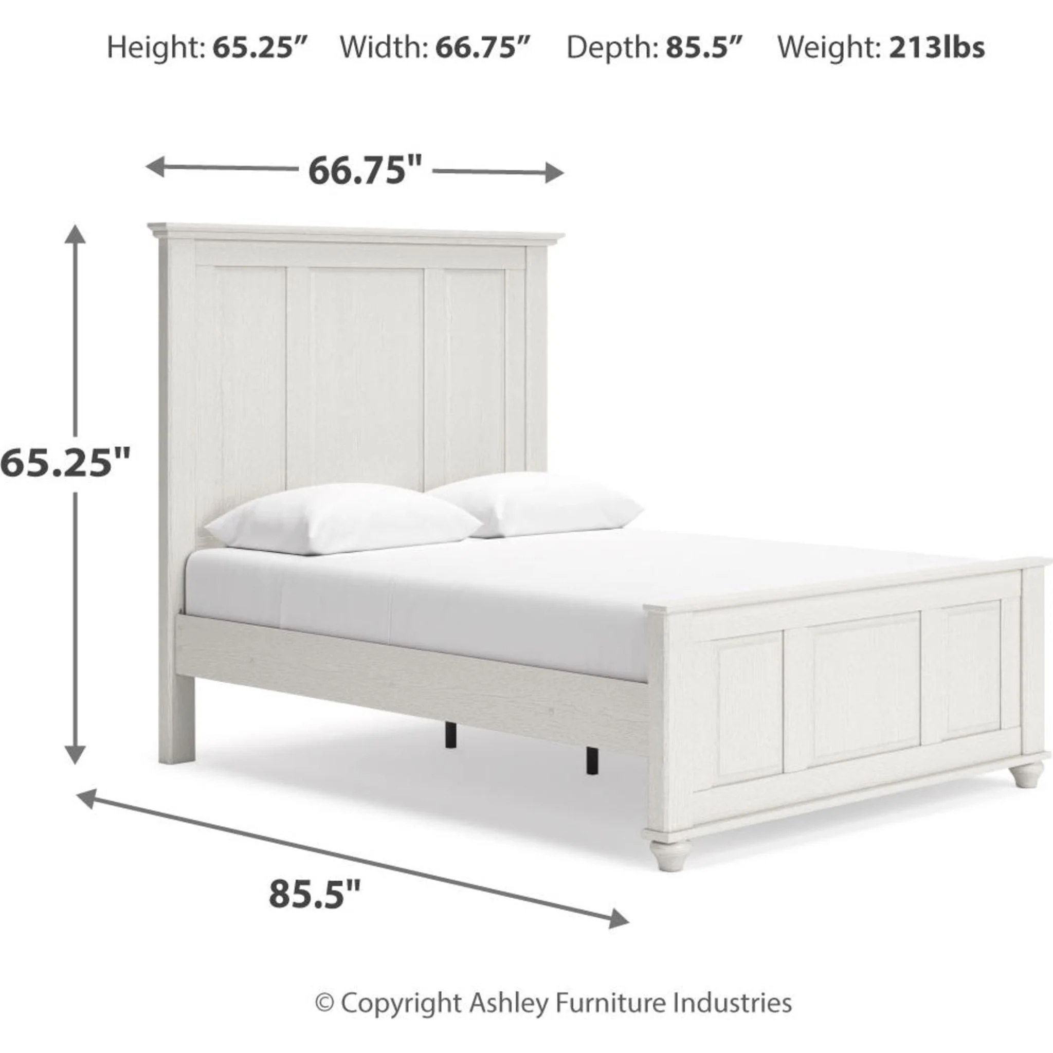 Grantoni 5 Piece Panel Bedroom - Image 10