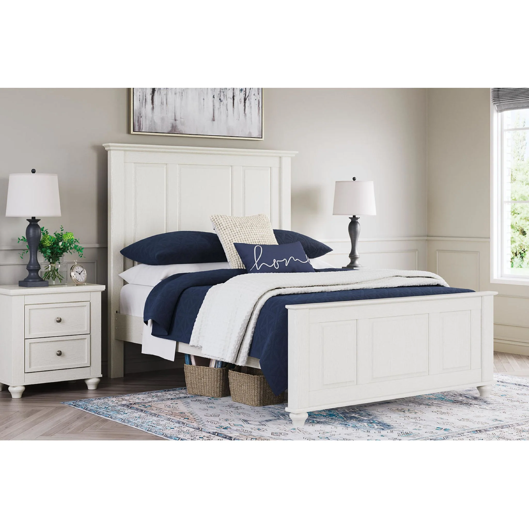 Grantoni 5 Piece Panel Bedroom - Image 5
