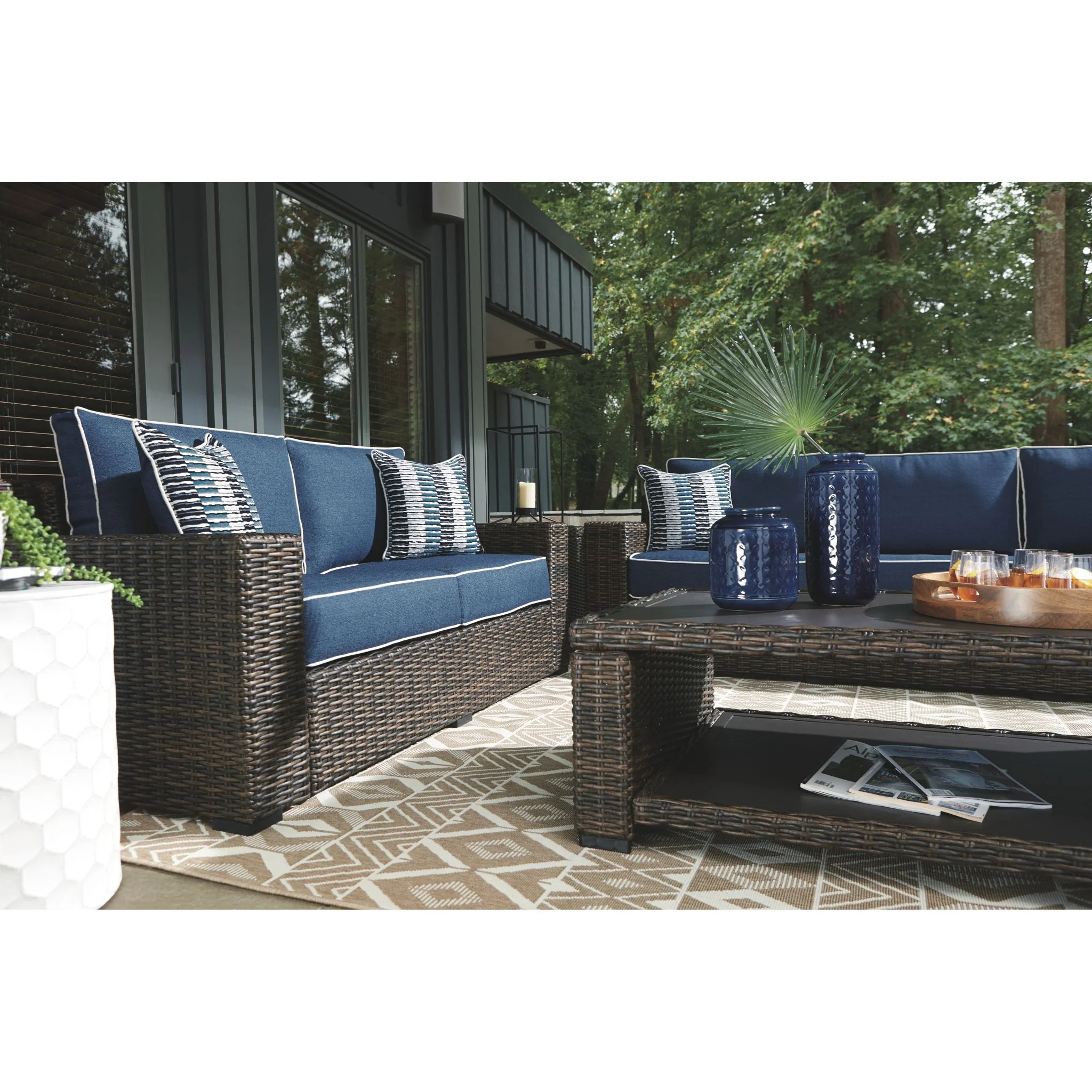 Grasson Lane 3 Piece Outdoor Seating - Image 9
