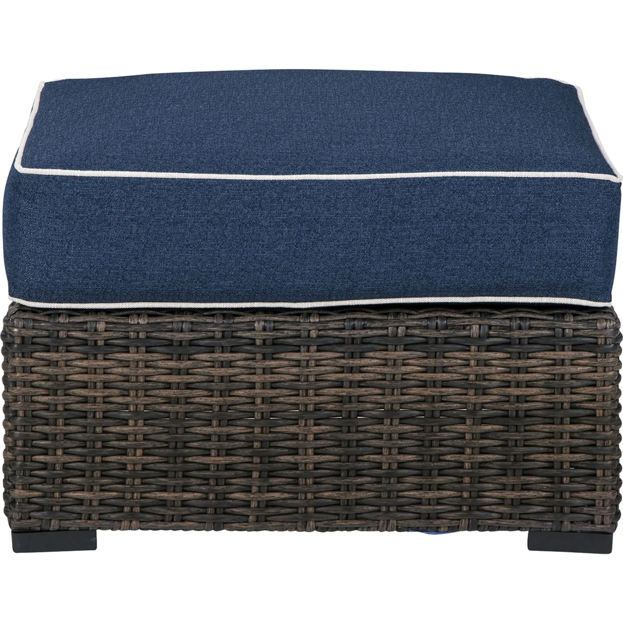 Outdoor Grasson Lane Ottoman with Cushion - Image 3
