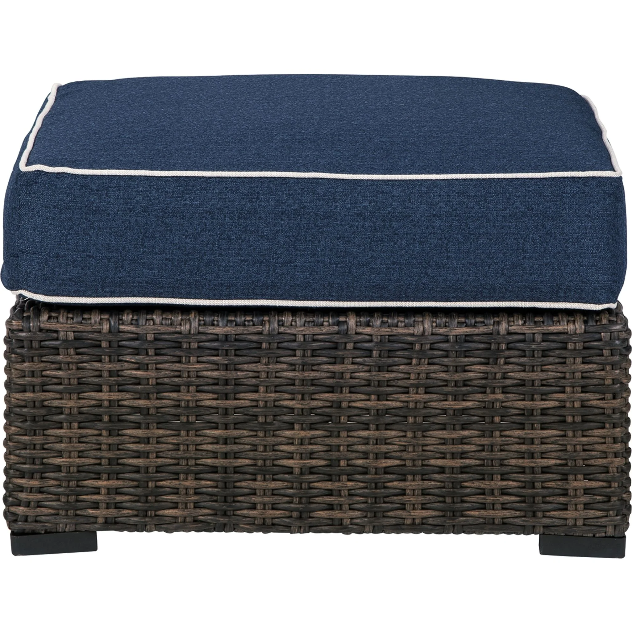 Outdoor Grasson Lane Ottoman with Cushion - Image 4