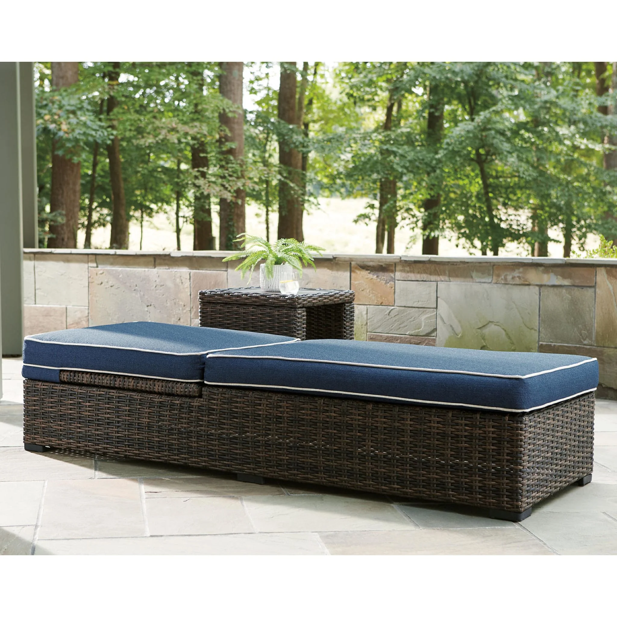 Grasson Lane Outdoor Chaise Lounge with Cushion - Image 15