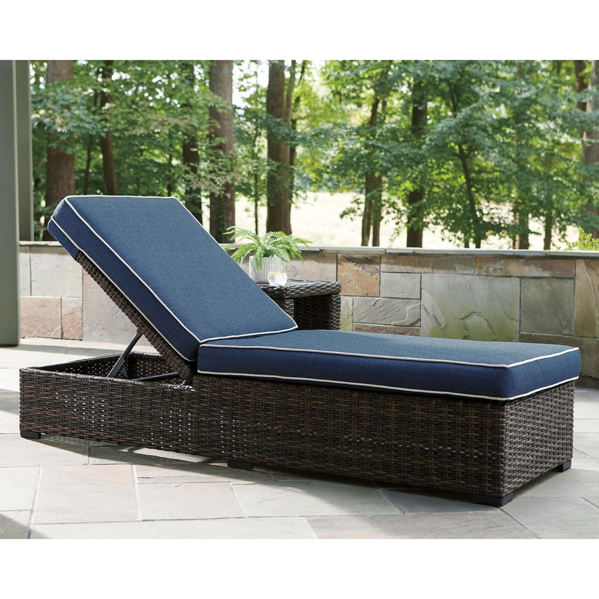 Grasson Lane Outdoor Chaise Lounge with Cushion - Image 20