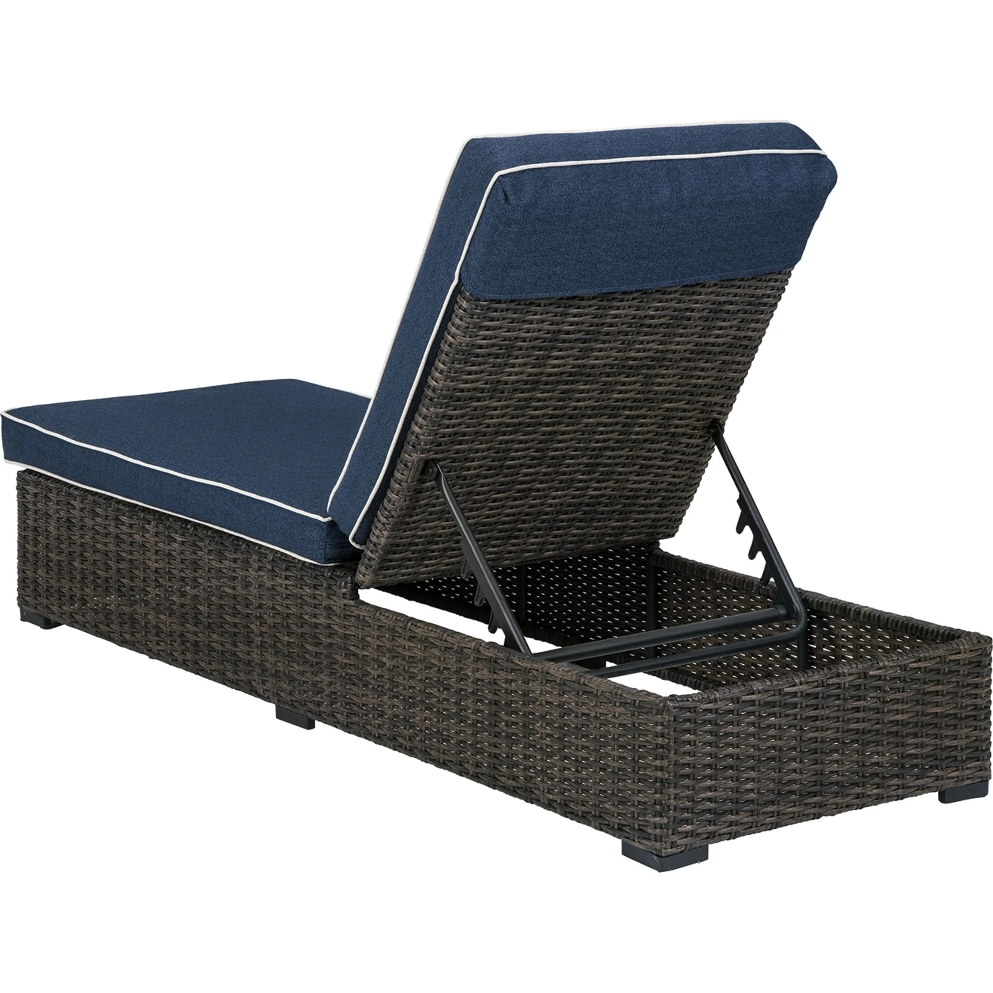 Grasson Lane Outdoor Chaise Lounge with Cushion - Image 3