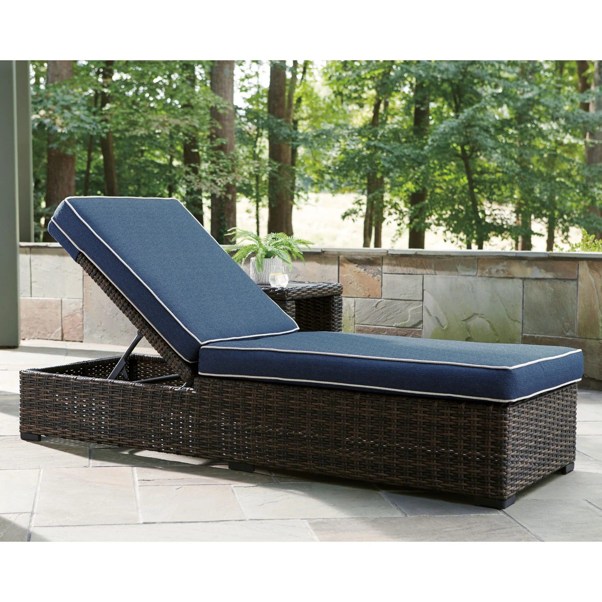 Grasson Lane Outdoor Chaise Lounge with Cushion - Image 8