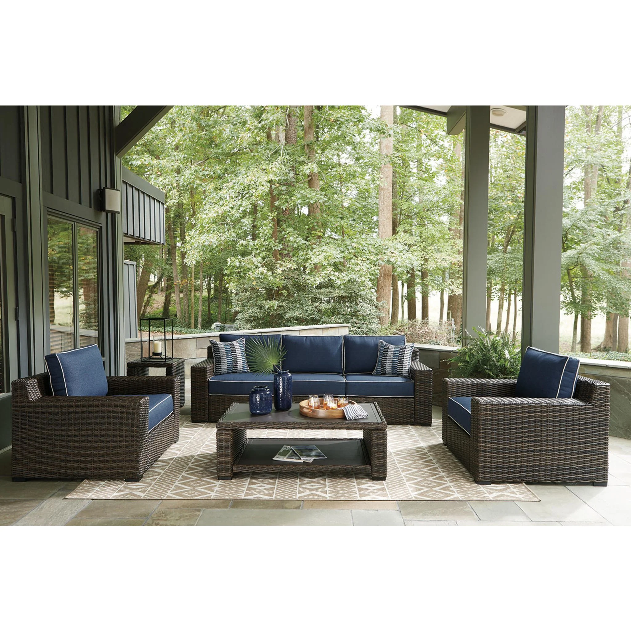 Grasson Lane Outdoor Sofa with Cushion - Image 10
