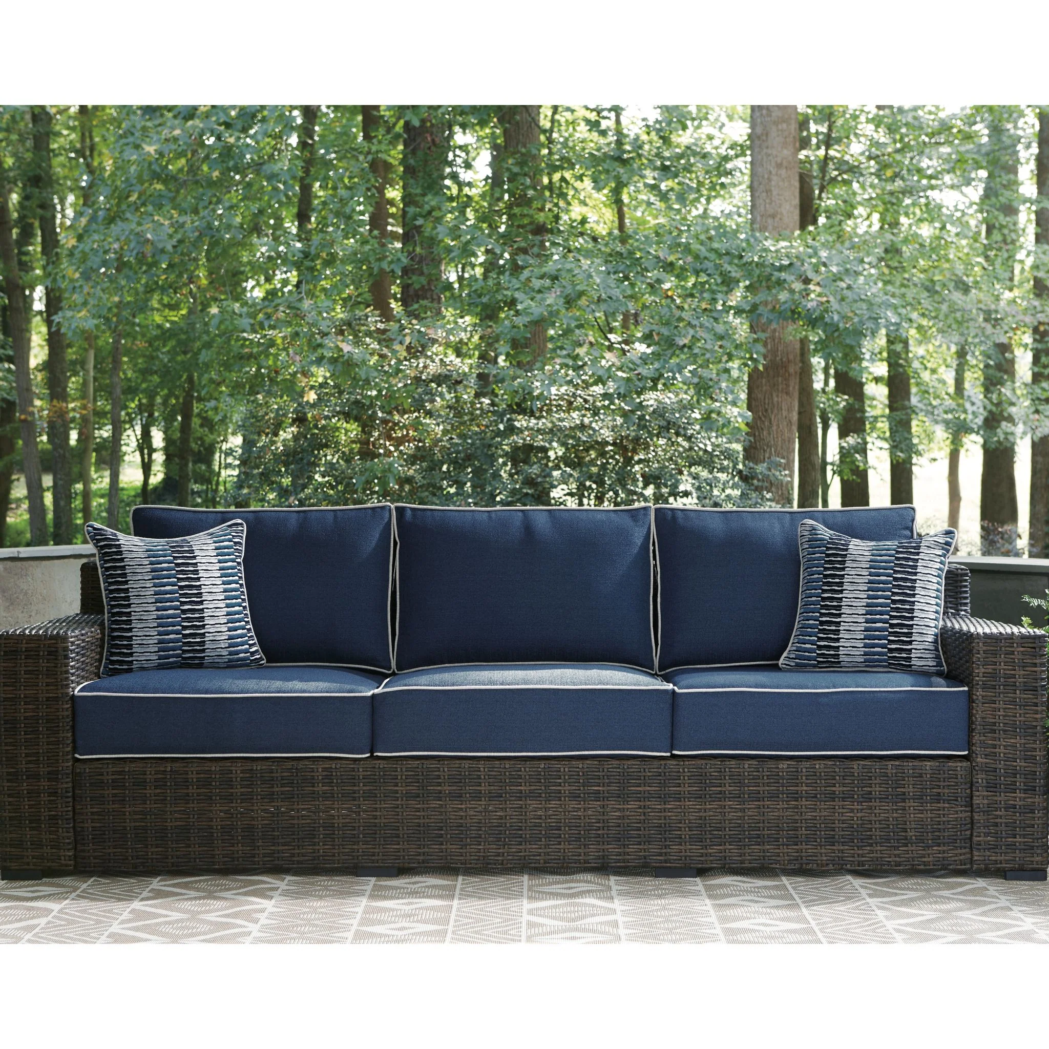 Grasson Lane Outdoor Sofa with Cushion - Image 2