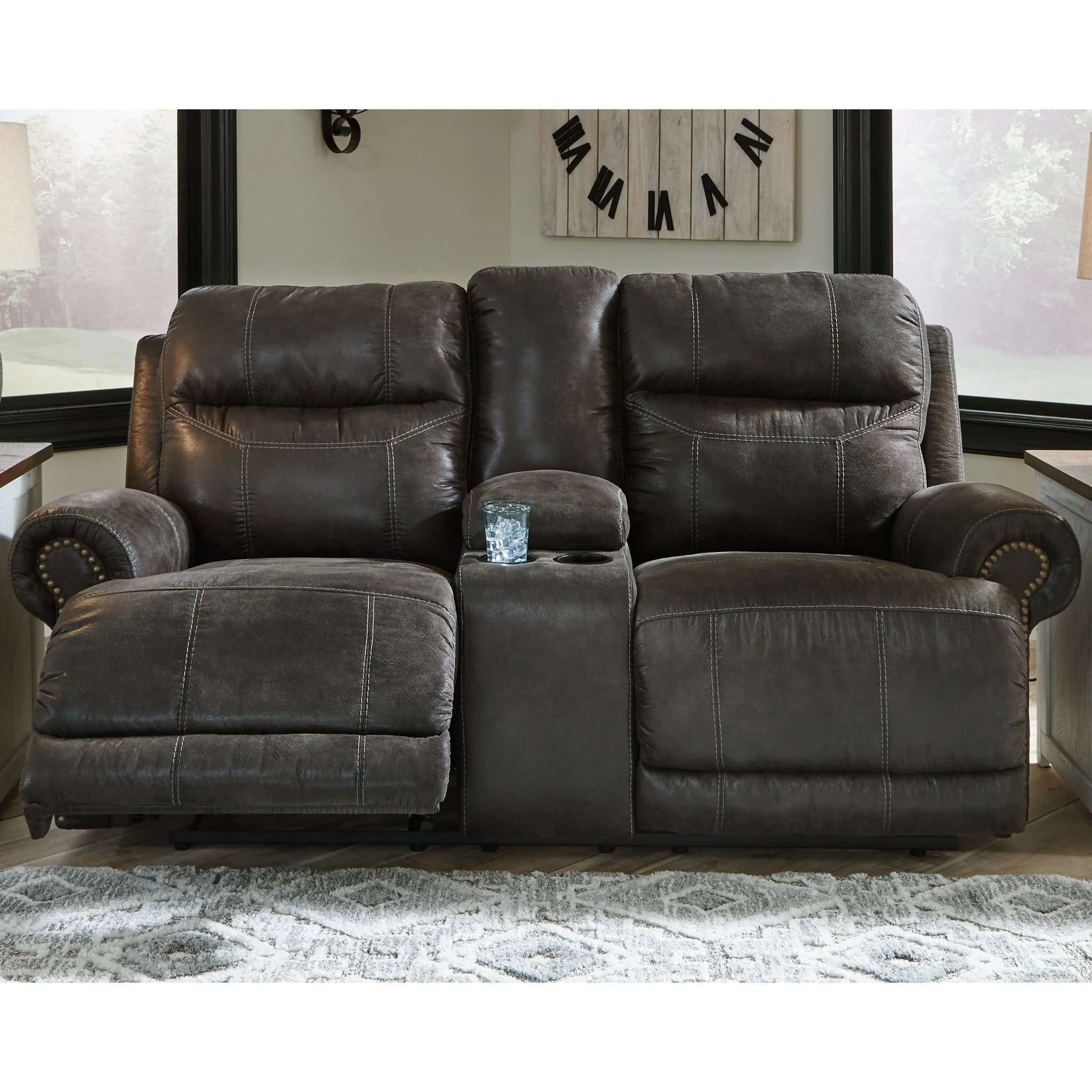 Grearview PWR REC Loveseat/CON/ADJ HDRST - Image 2