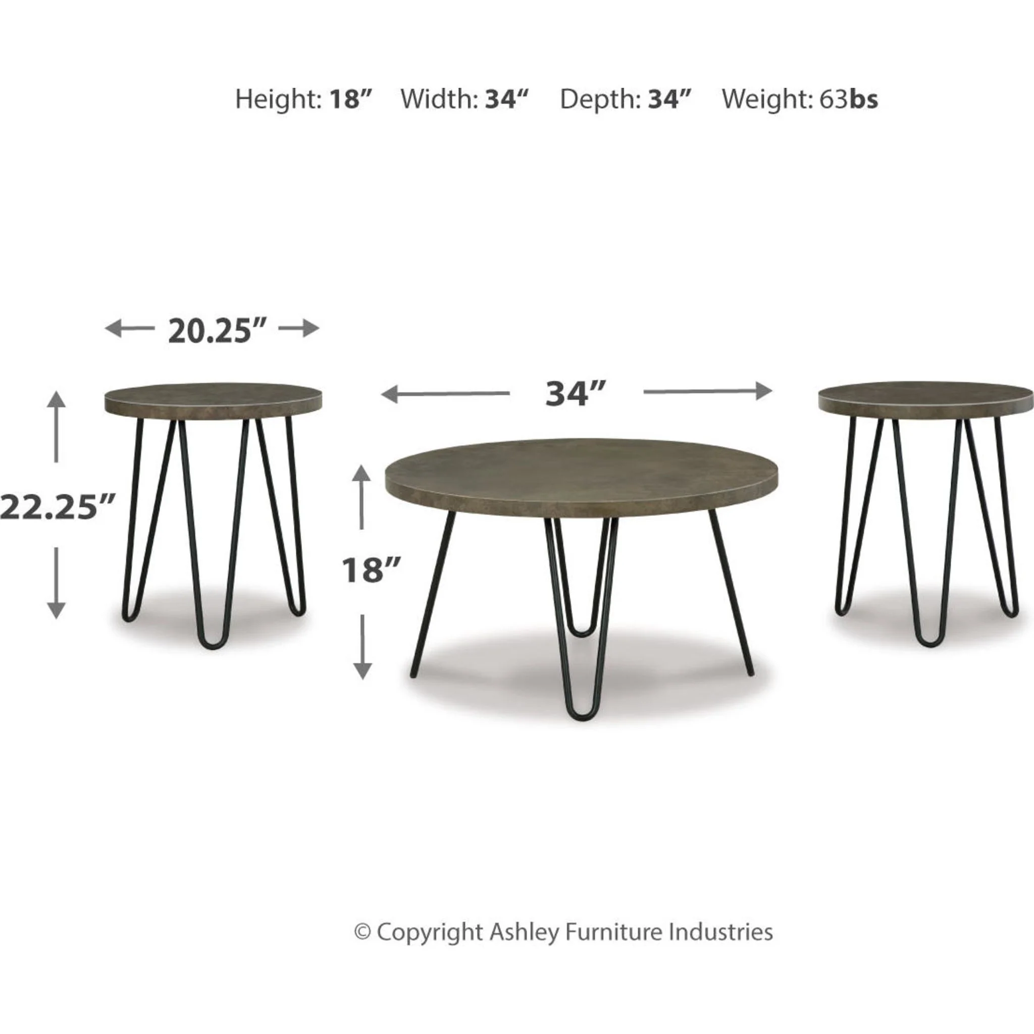 Hadasky Occasional Table Set (set of 3) - Image 12