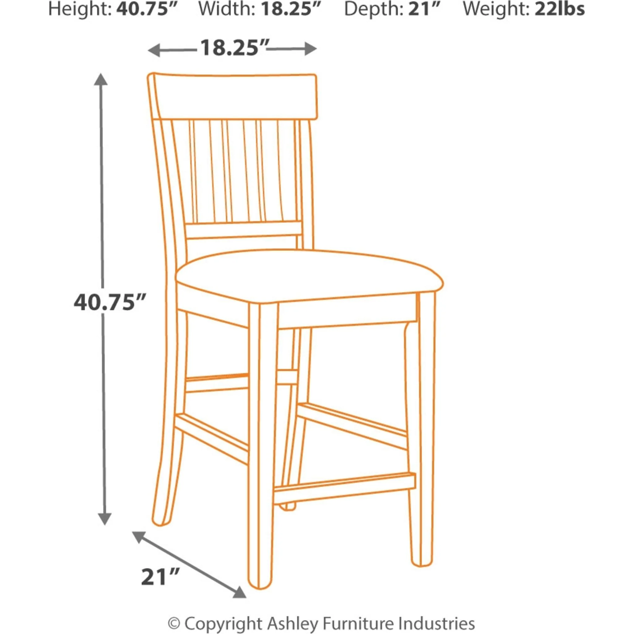 Haddigan Counter Height Stool - Image 4