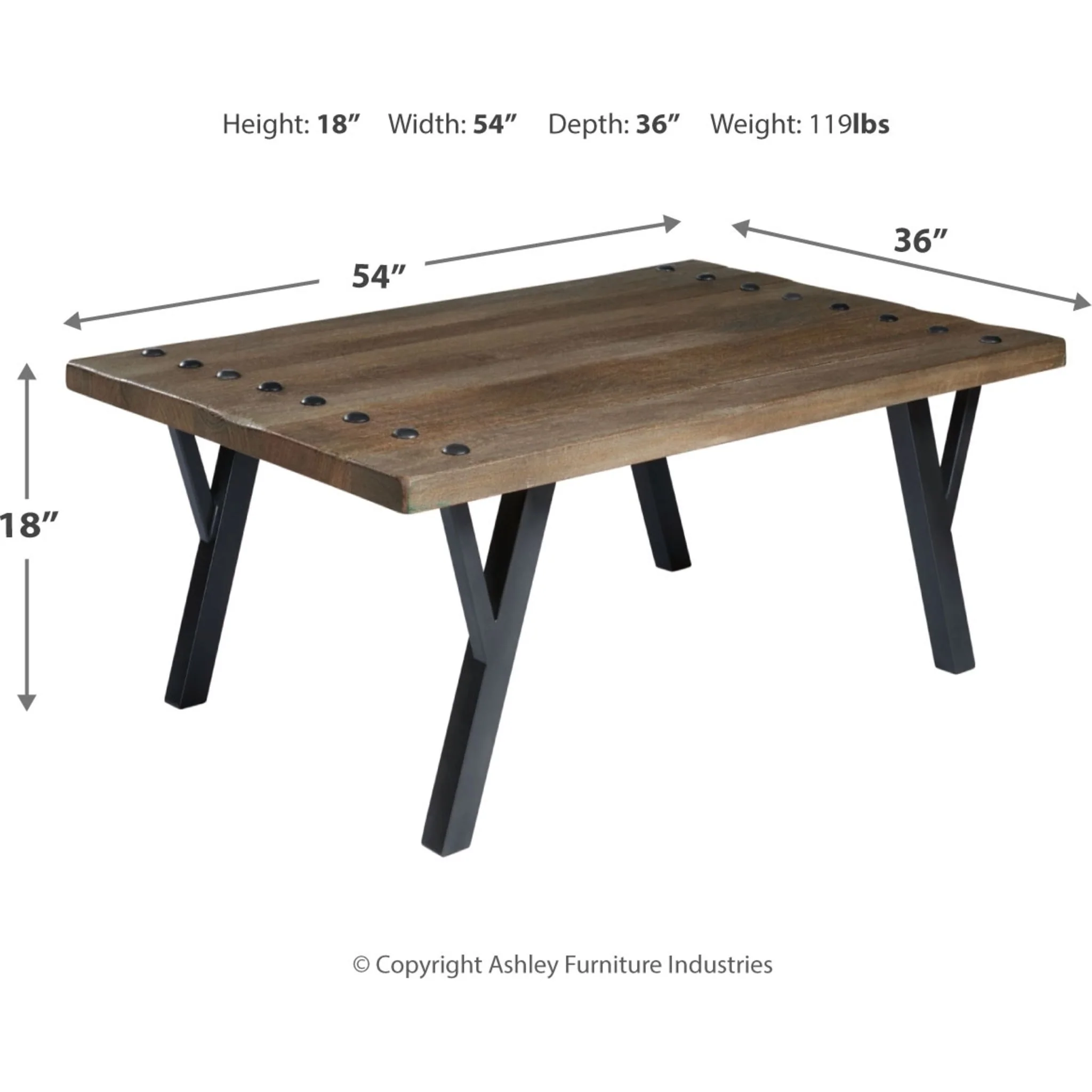 Haffenburg Rectangle Cocktail Table - Image 4